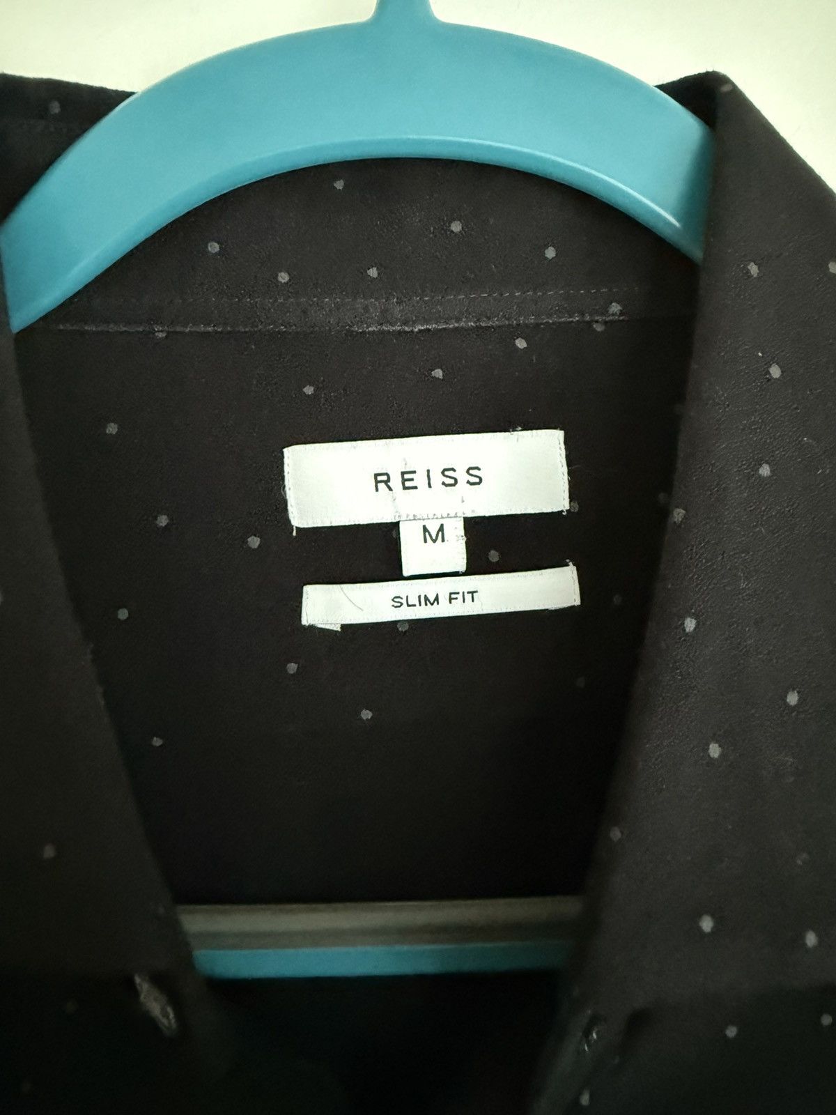 Reiss Reiss Polka Dot Button Down Size US M / EU 48-50 / 2 - 2 Thumbnail