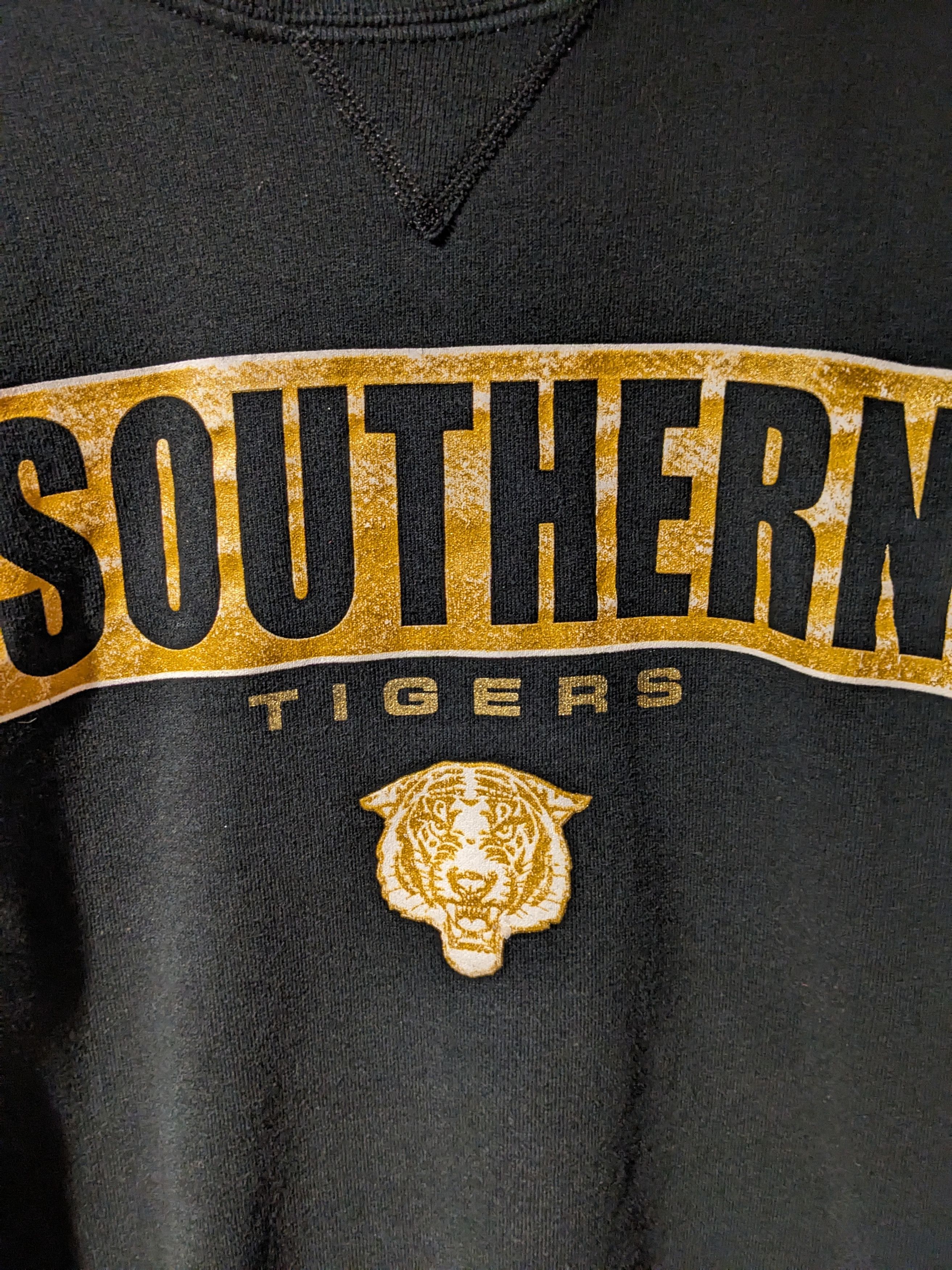 Russell Athletic × Vintage Vintage 90s Southern Tigers University College Sweatshirt Size US L / EU 52-54 / 3 - 2 Thumbnail