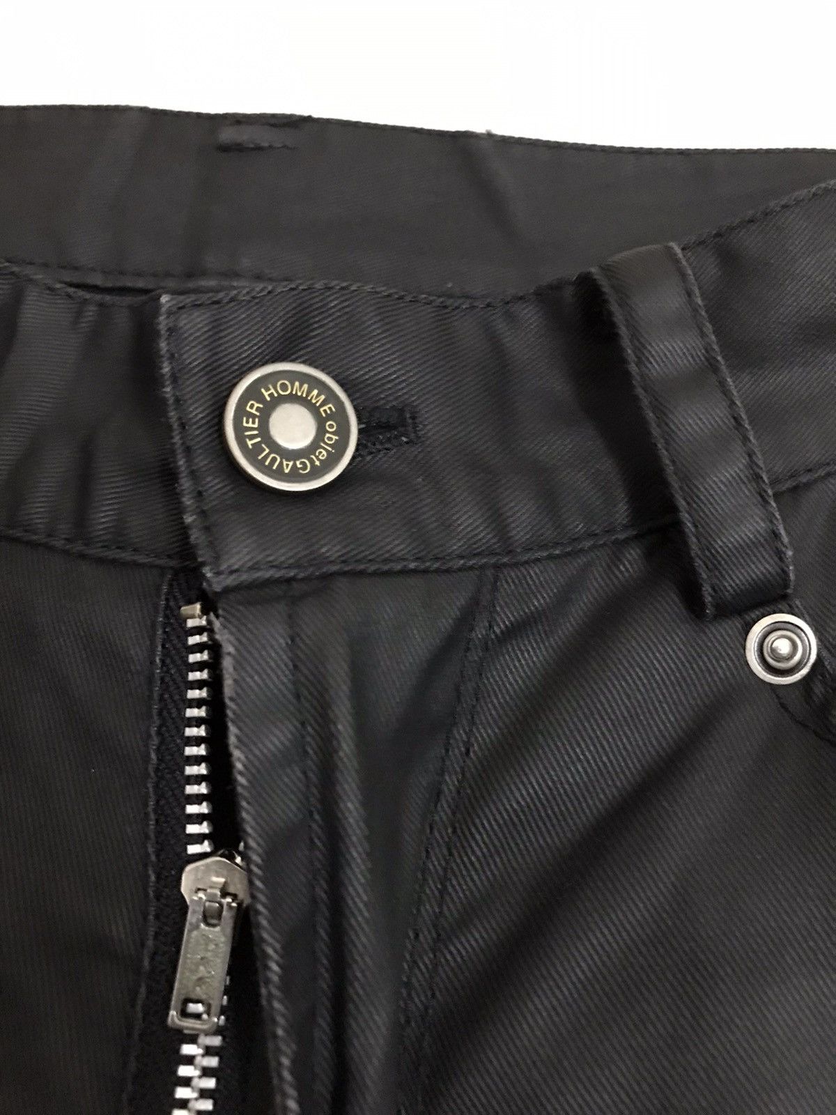 Gaultier Homme Objet × Jean Paul Gaultier × Vintage Gaultier Objet Homme Black Pants Size US 29 - 7 Thumbnail