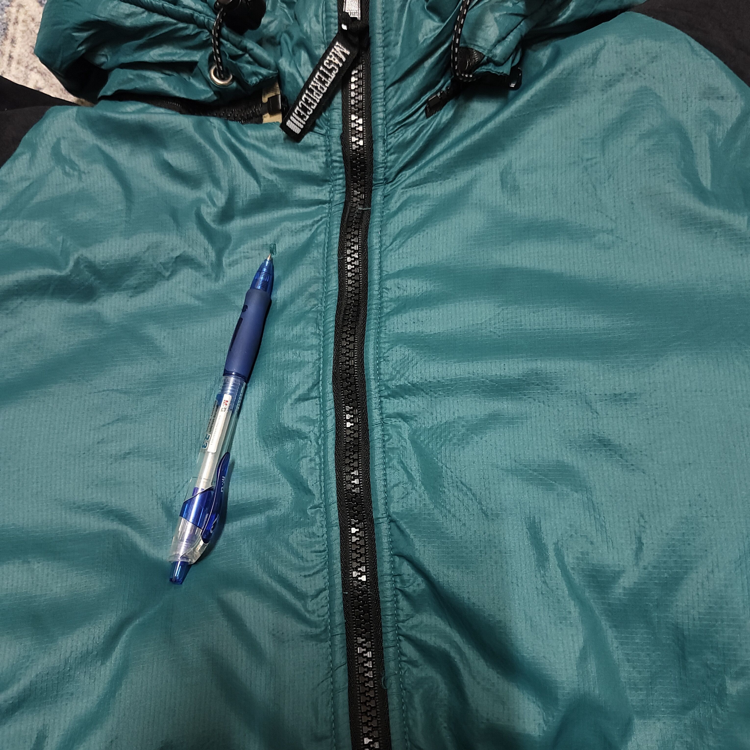 Japanese Brand × MasterPiece Masterpiece Pertex Green Black Puffer Jacket Size US L / EU 52-54 / 3 - 18 Thumbnail