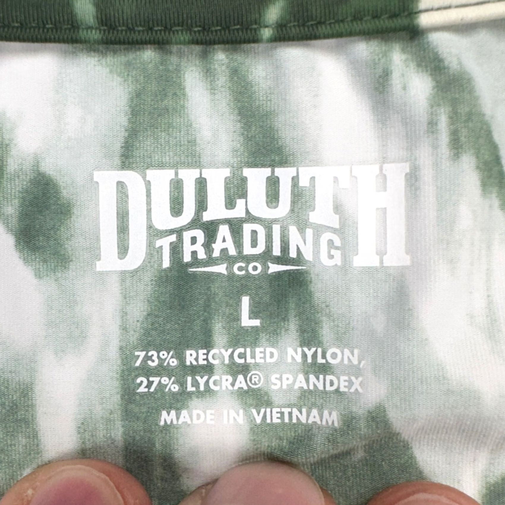 Duluth Trading Company Duluth Trading Co. Womens Pullover Shirt Large Green Cooling Tech Hiking Outdoor Shirt Size L / US 10 / IT 46 - 4 Thumbnail