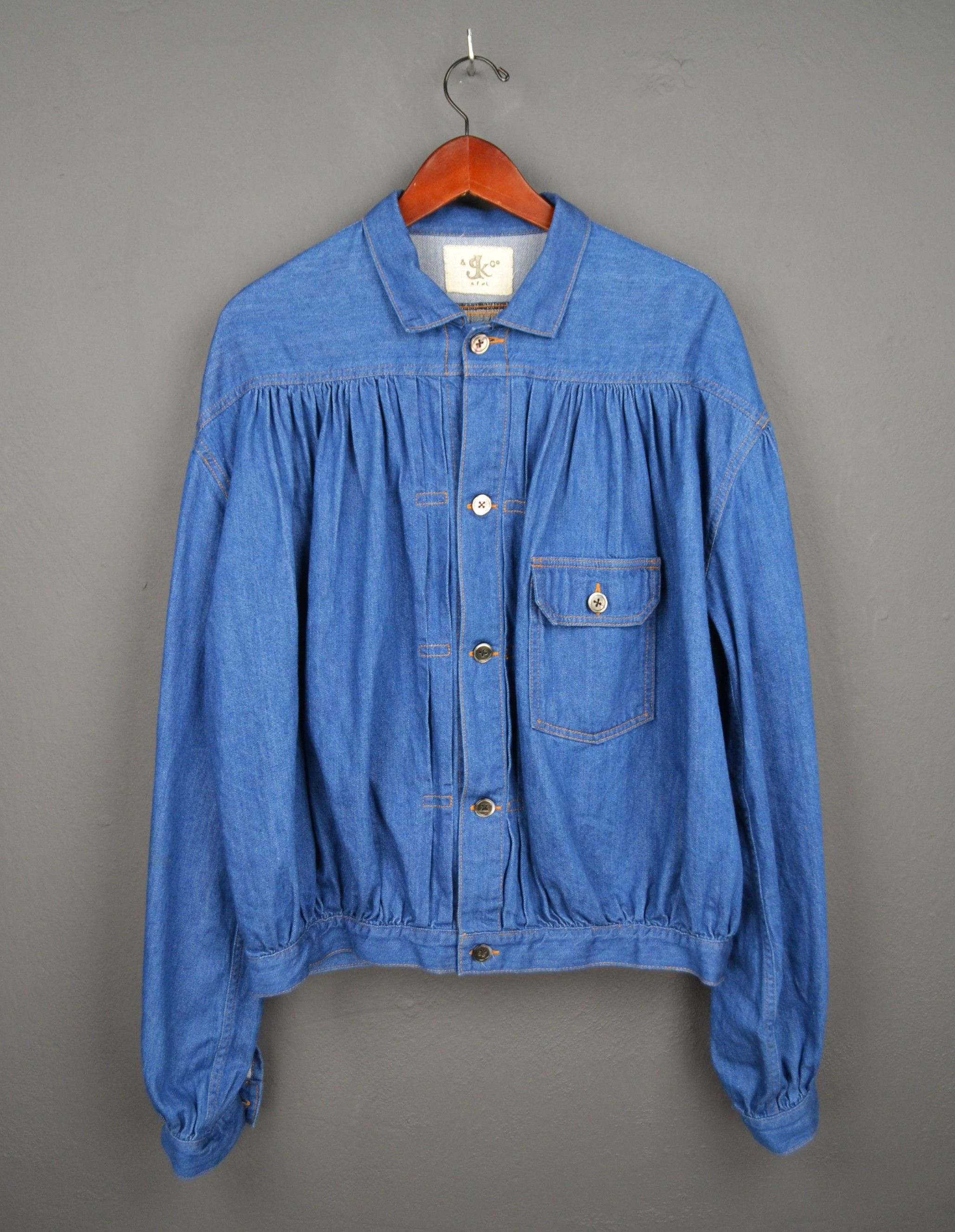 Kapital KAPITAL Gypsy Jacket 8 Oz Denim Type 1 Buckleback Size US M / EU 48-50 / 2 - 1 Thumbnail