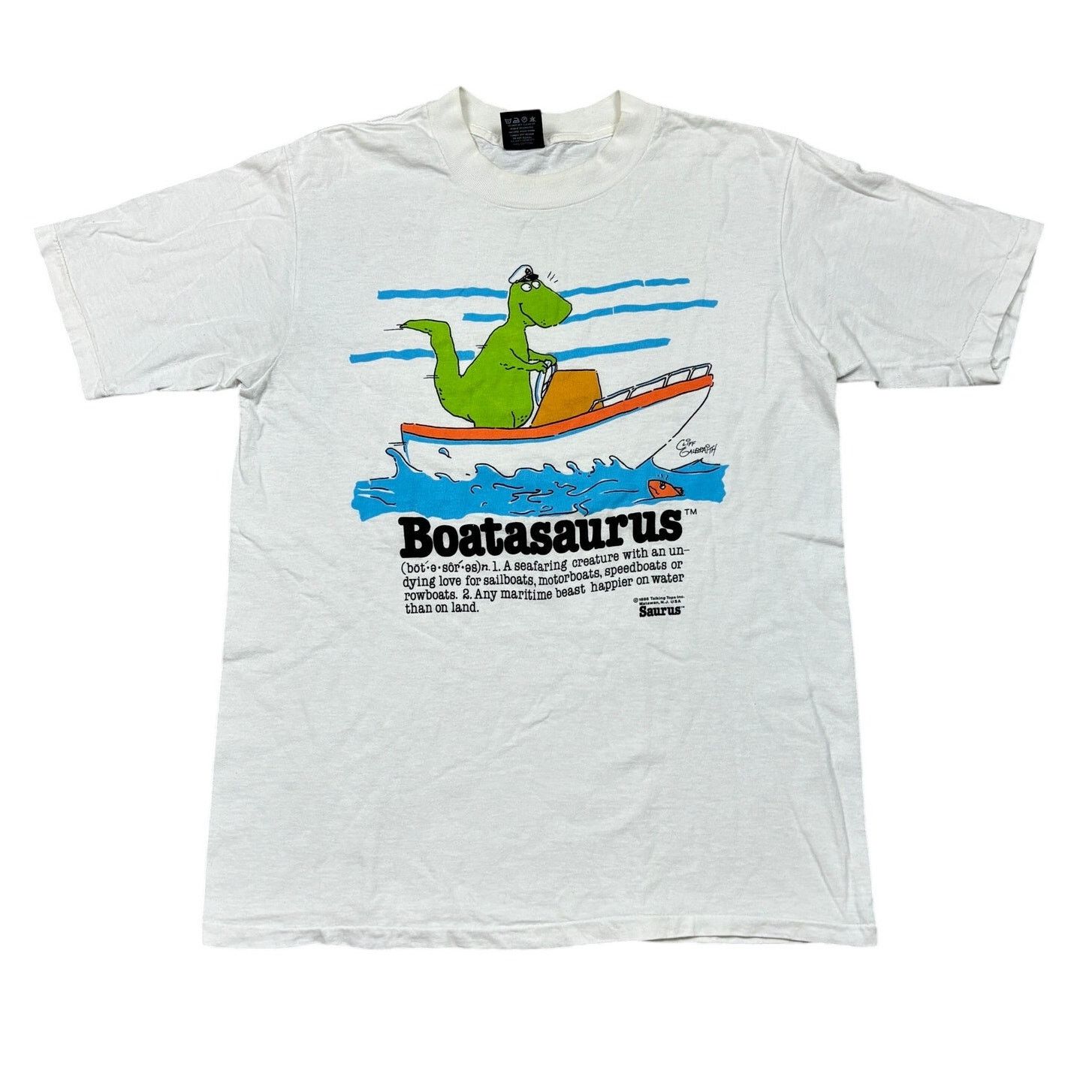 Vintage Vintage 80s Boatasaurus Boating Single Stitch Shirt Men's L Size US L / EU 52-54 / 3 - 1 Thumbnail