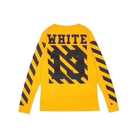 Off-White OFF-WHITE Long Sleeve Yellow T-Shirt for Everyone 0079 Size US S / EU 44-46 / 1 - 1 Thumbnail