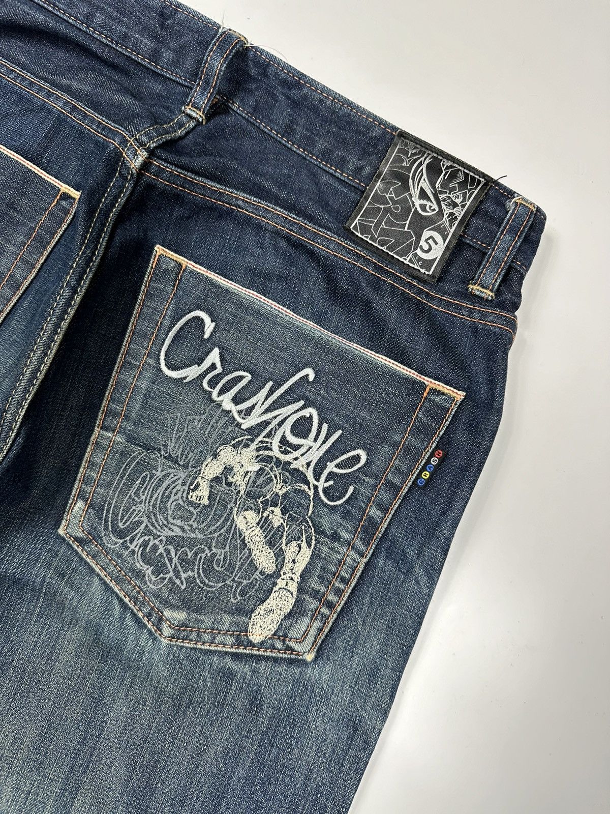 Japanese Brand × Jean Crash Brook Avenue The Bronx Nyc Selvedge Denim Jeans Size US 31 - 2 Thumbnail
