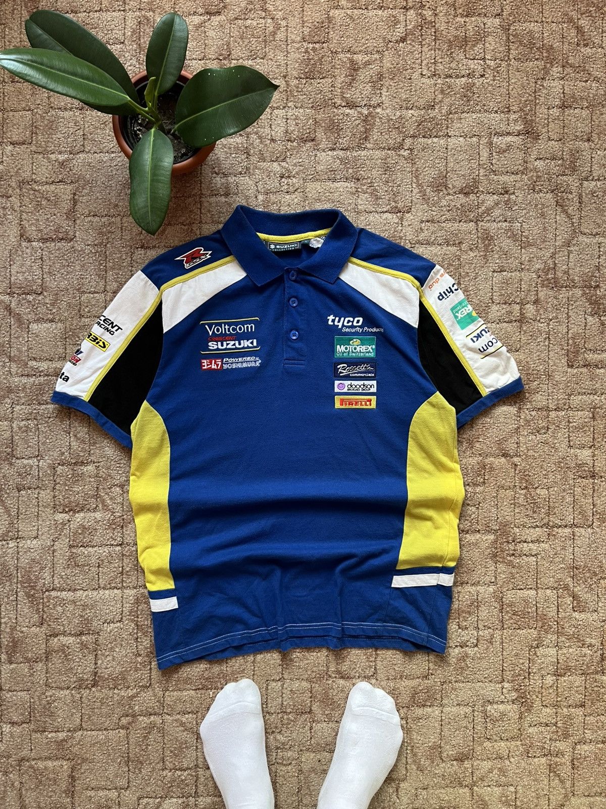 NASCAR Vintage Suzuki GSX F1 Racing Nascar Blue Sponsored Tee Size US L / EU 52-54 / 3 - 1 Thumbnail