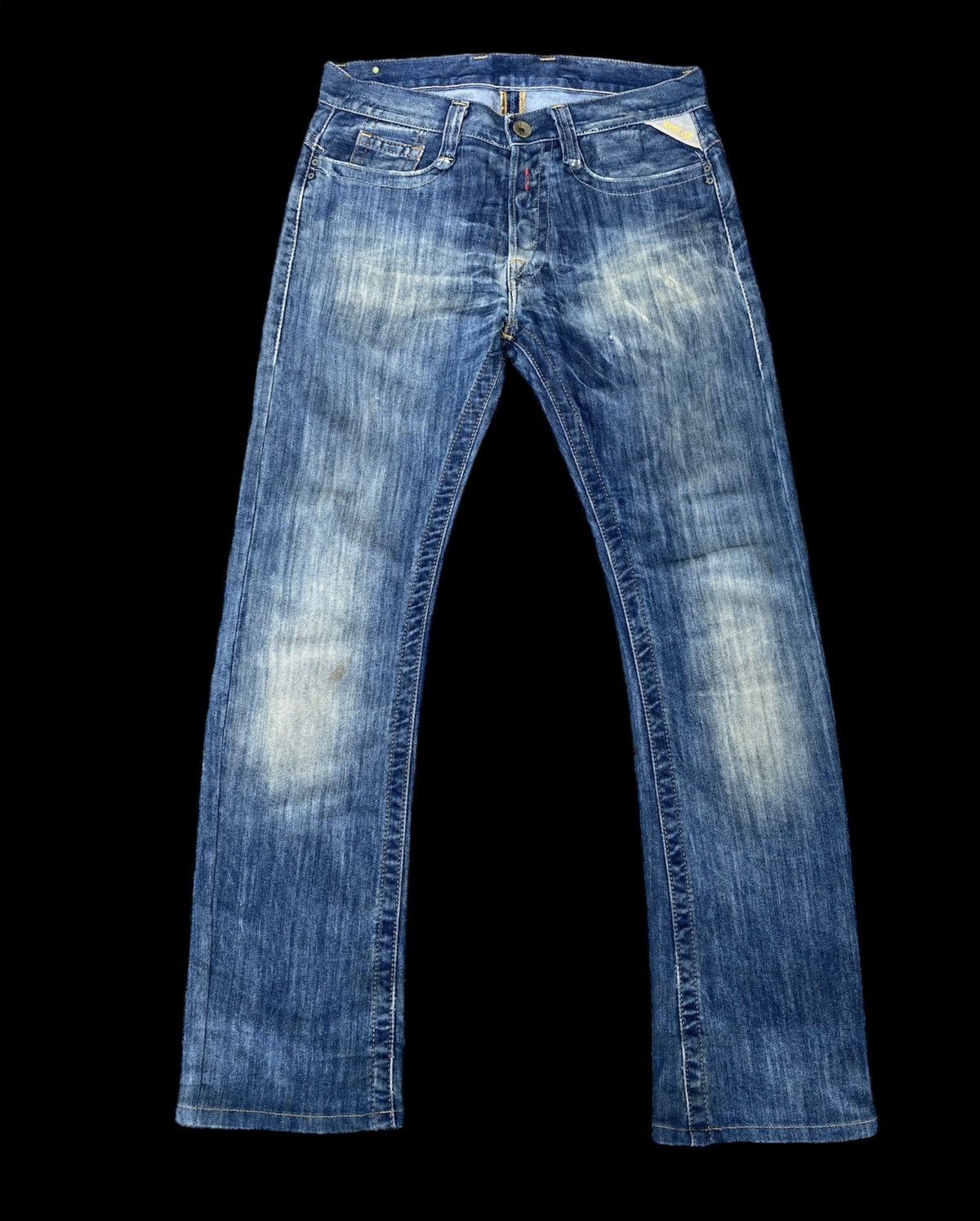 image of Size 31 Replay Denime Flare Boot Cut in Blue, Men's