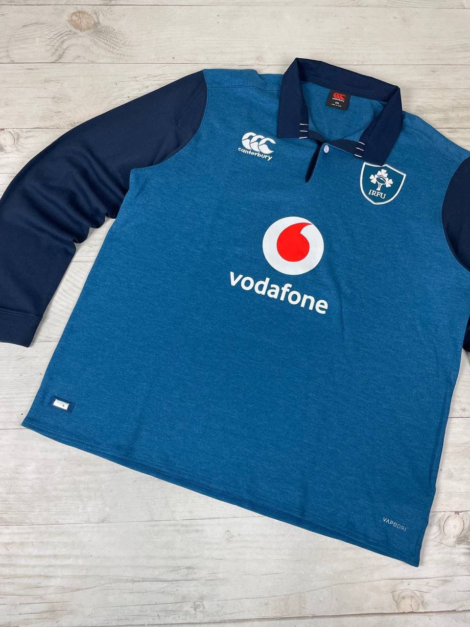 Canterbury of New Zealand Canterbury Ireland IRFU Rugby Polo Away Long Sleeve Shirt Size US XXL / EU 58 / 5 - 5 Thumbnail