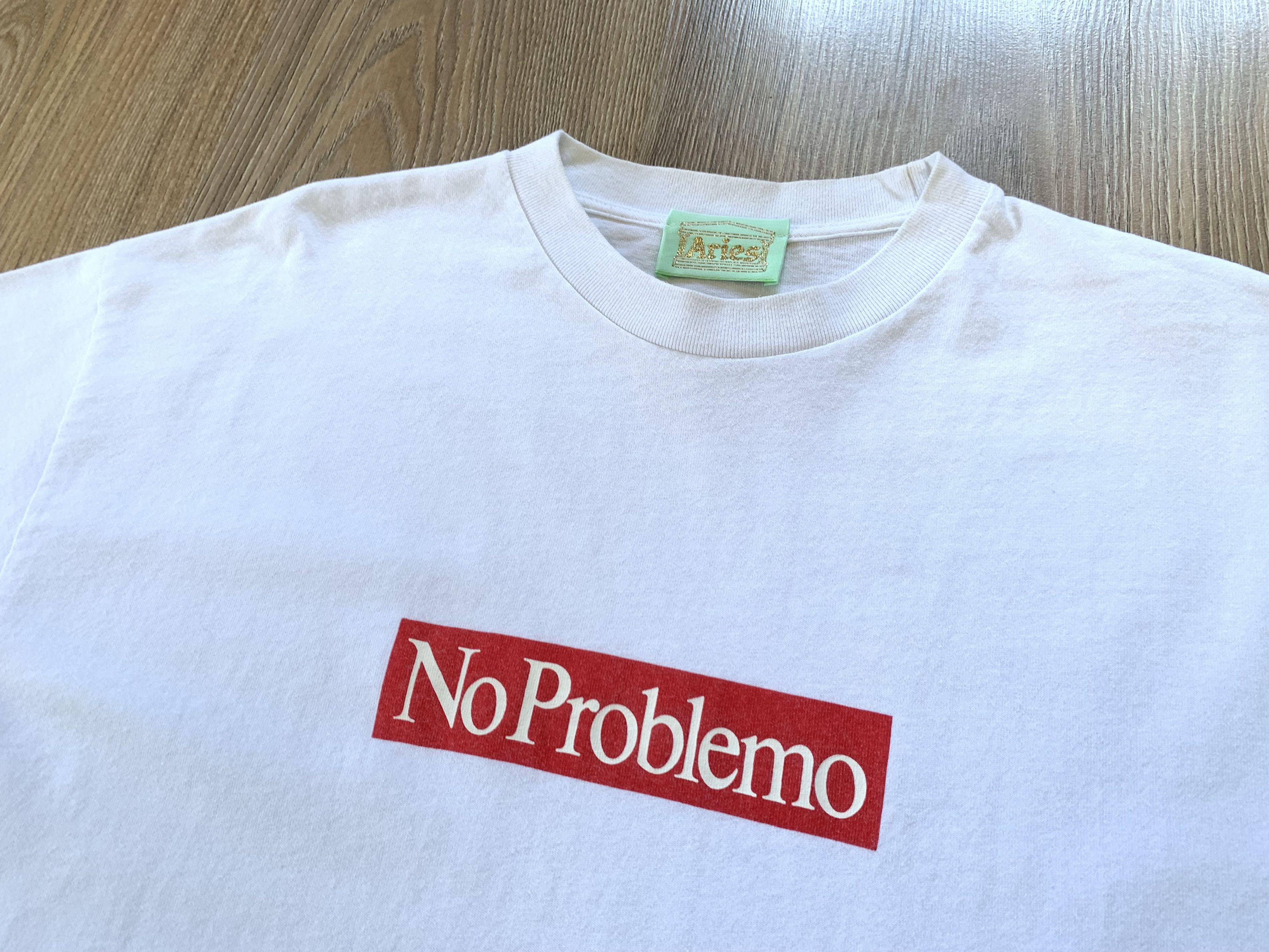 Aries Aries No Problemo Printed Cotton T Shirt Size US L / EU 52-54 / 3 - 4 Thumbnail