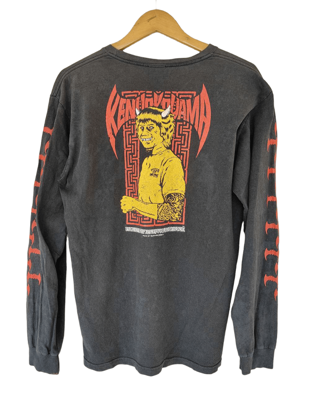 image of Band Tees x Vintage Vintage Pizza Of Death Faded T in Faded Black, Men's (Size Medium)
