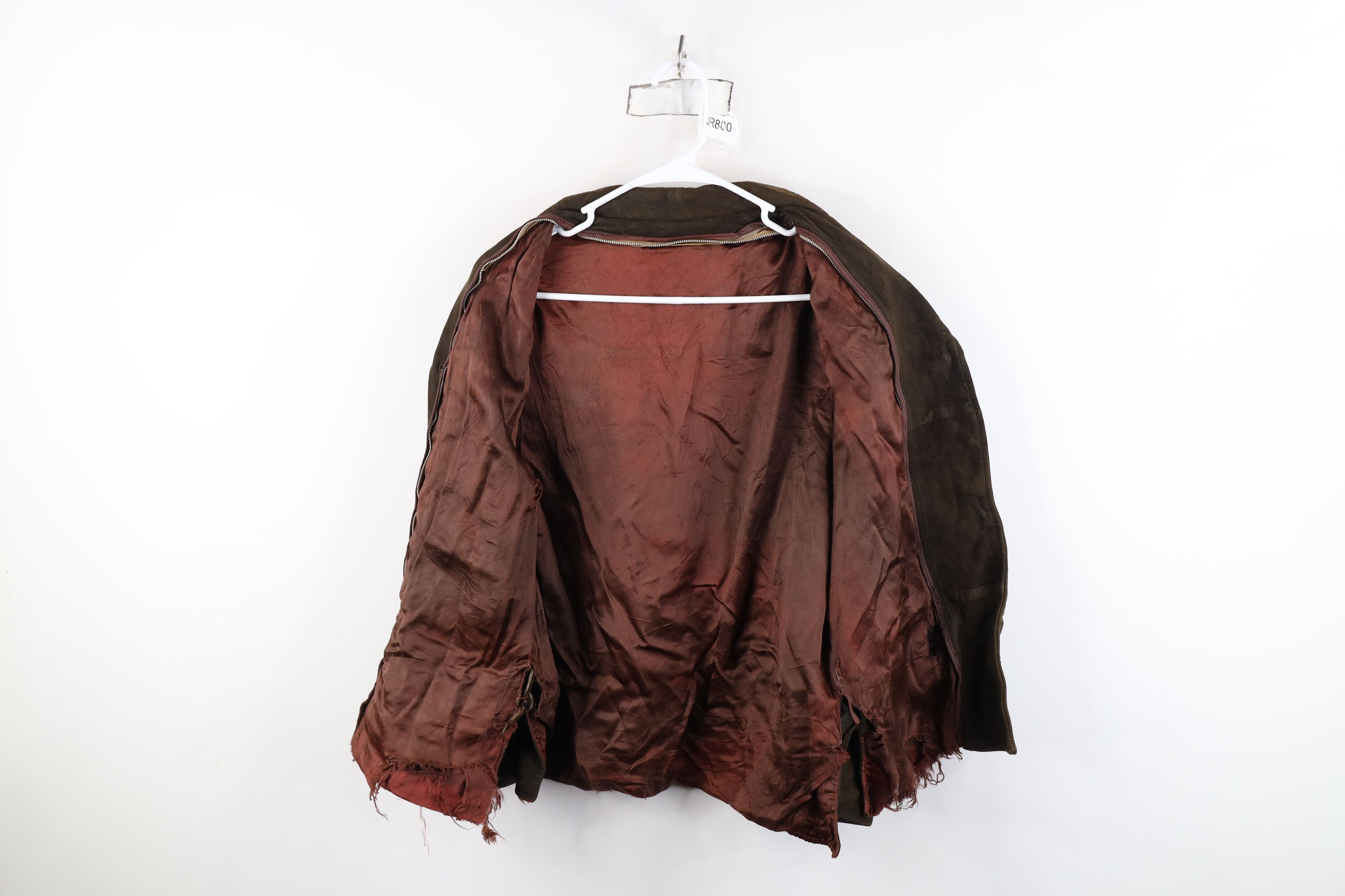 Vintage Vintage 60s 70s Streetwear Suede Leather Jacket Brown Size M / US 6-8 / IT 42-44 - 11 Thumbnail
