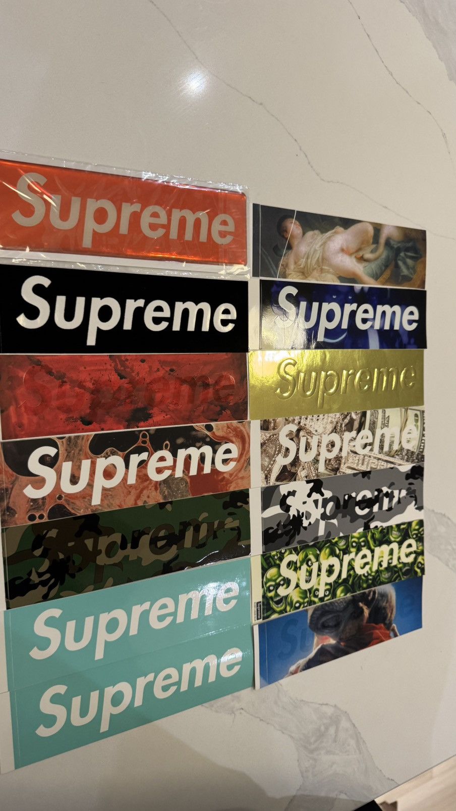 Supreme Supreme Box Logo Sticker Lot collection Size ONE SIZE - 8 Thumbnail