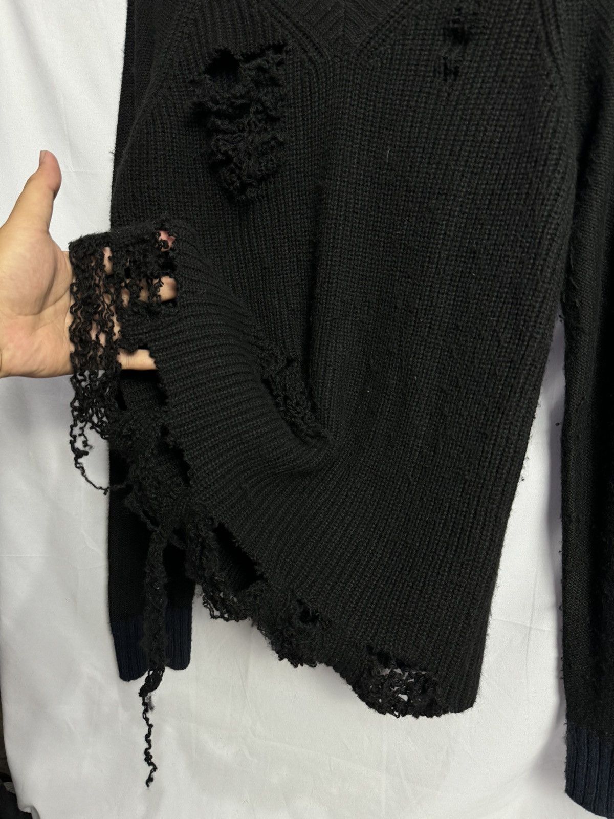 Japanese Brand × Le Grande Bleu (L.G.B.) × Undercover Undercover Distressed Knit Uniqlo Ifsix Style Size US S / EU 44-46 / 1 - 3 Thumbnail