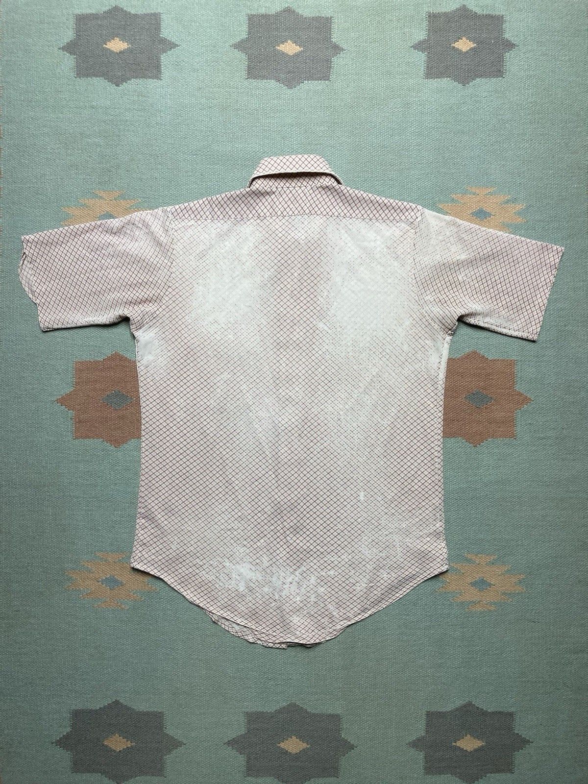 Van Heusen × Vintage 60s button shirt van heusen knit polyeste thin dagger medium Size US M / EU 48-50 / 2 - 8 Thumbnail
