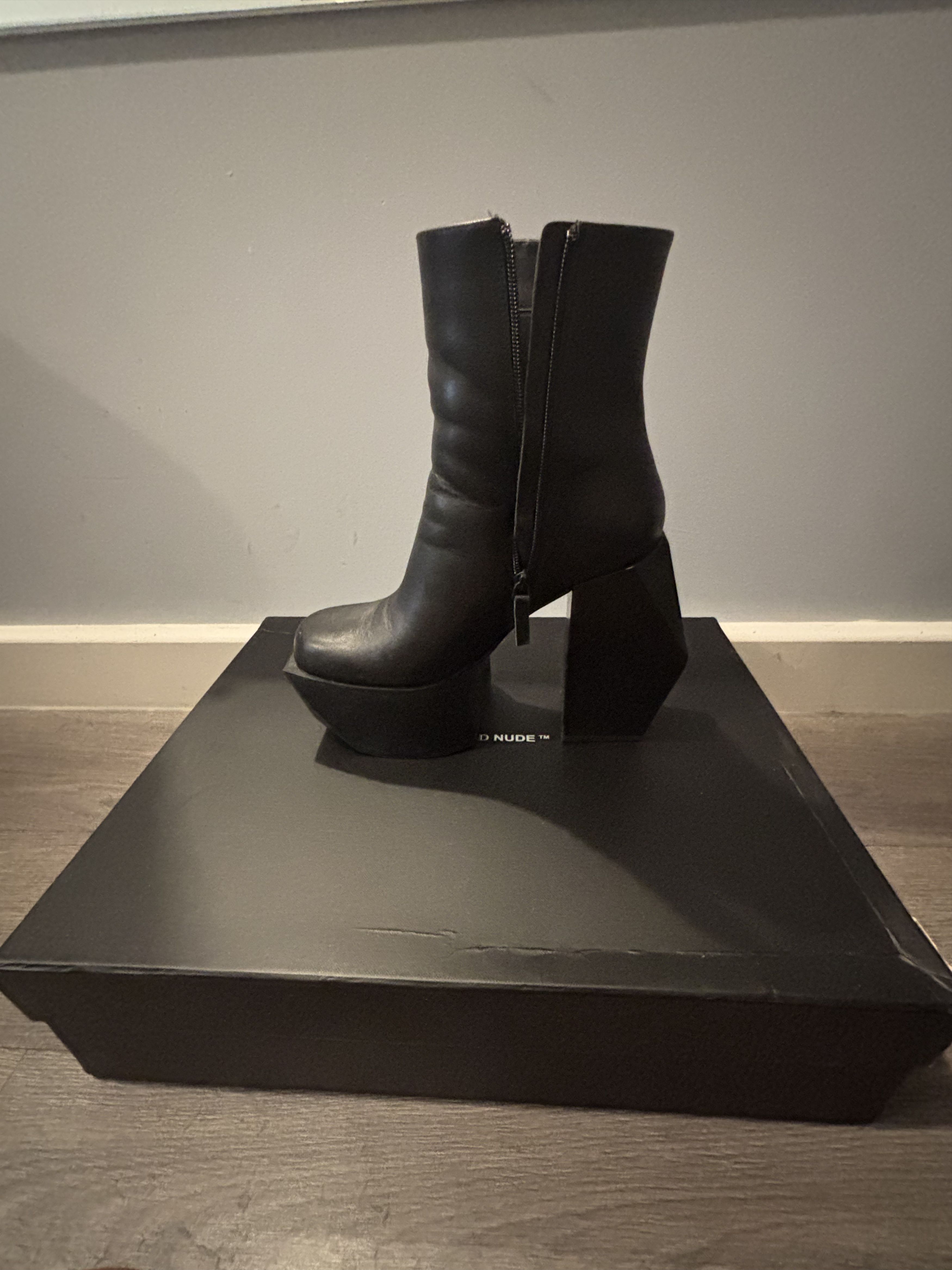 UNITED NUDE Stage Heeled Boots Size US 11 / IT 41 - 4 Thumbnail
