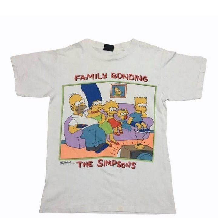 The Simpsons Vintage the simpsons cartoon family bonding Size US M / EU 48-50 / 2 - 1 Thumbnail