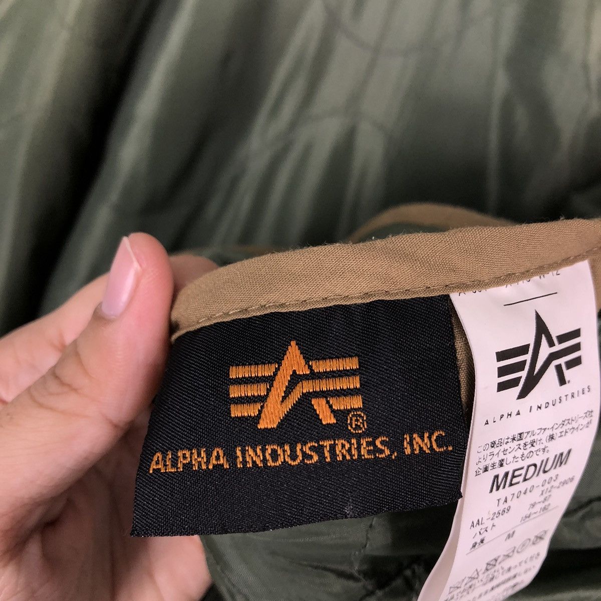 Alpha Industries 🔥Vintage Puffer Down Jacket Military Alpha Industries Size US M / EU 48-50 / 2 - 15 Thumbnail