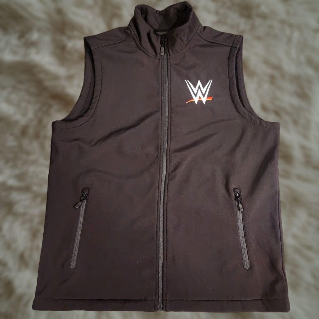 Stormtech WWE Vest Mens Large Event Promo Soft Shell Embroidered StormTech Black Size US L / EU 52-54 / 3 - 1 Thumbnail