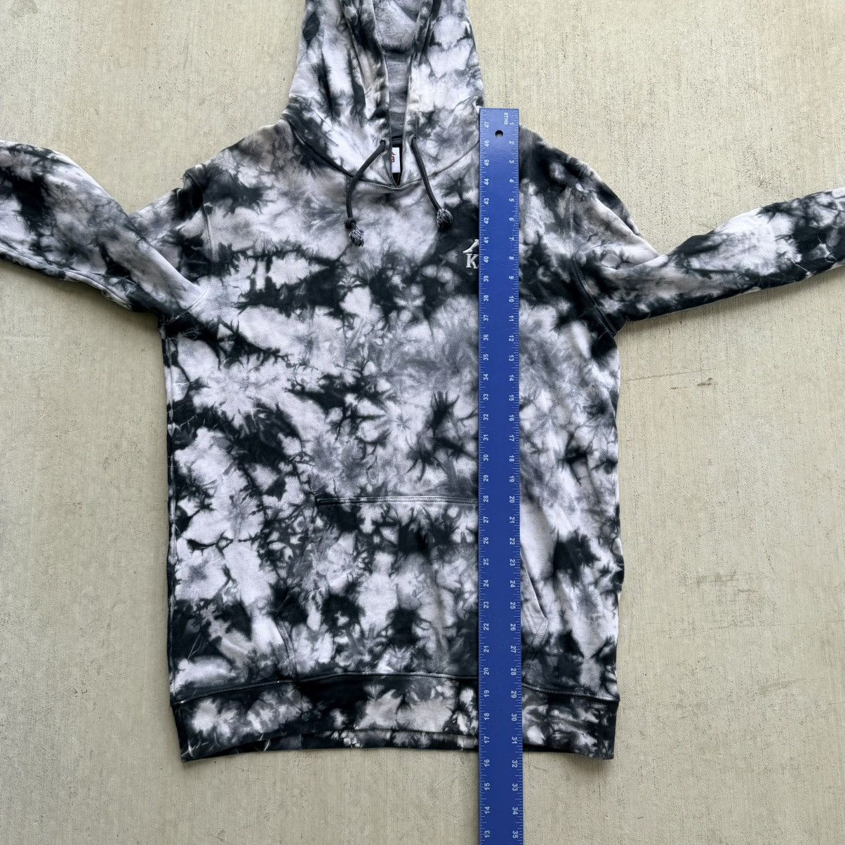 Kappa Kappa Coutro Hoodie Tie Dye Gray Black Men Size Large Size US L / EU 52-54 / 3 - 6 Thumbnail