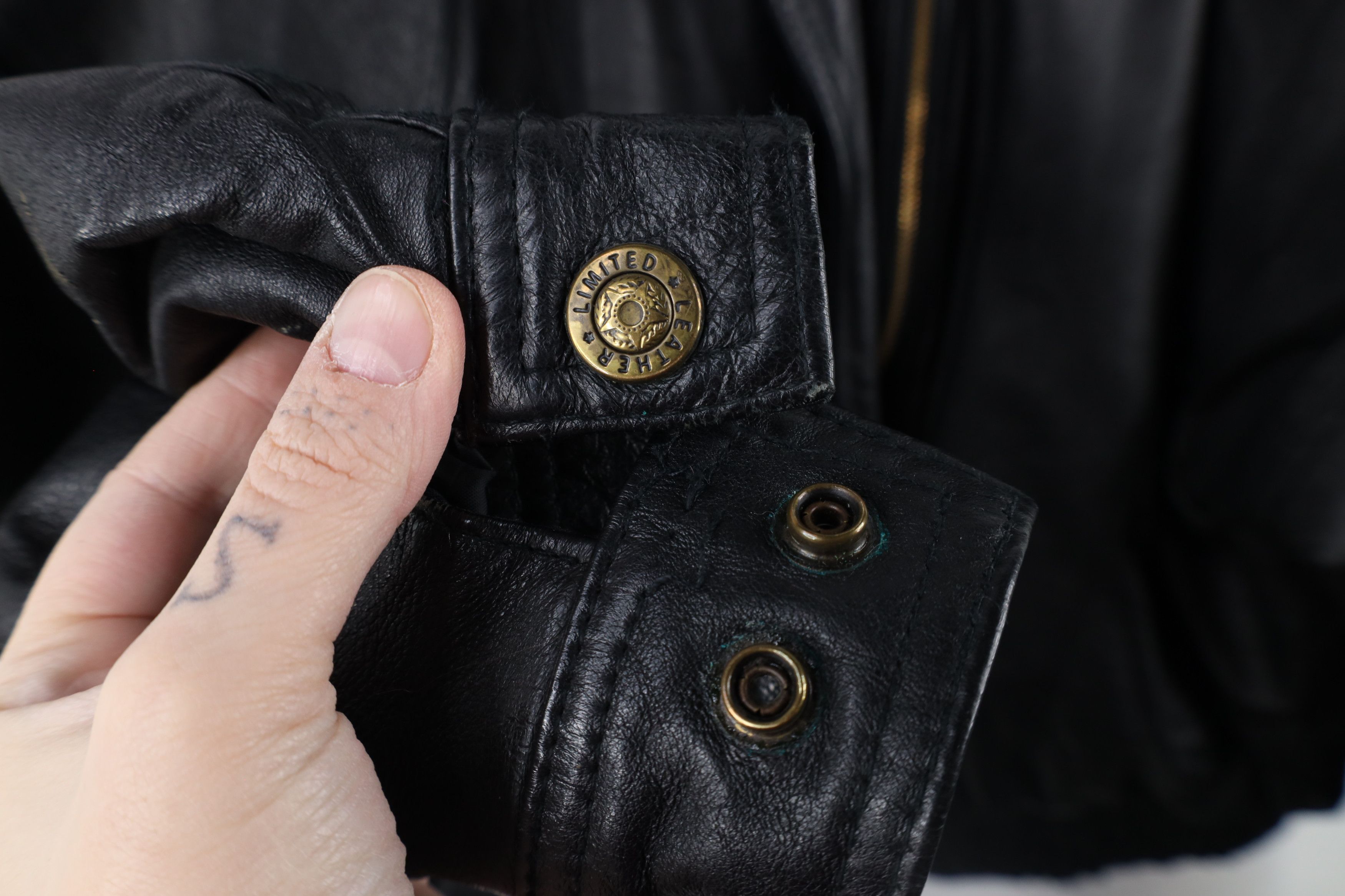Vintage Vintage 90s Streetwear Cafe Racer Bomber Jacket Black Size US L / EU 52-54 / 3 - 5 Thumbnail