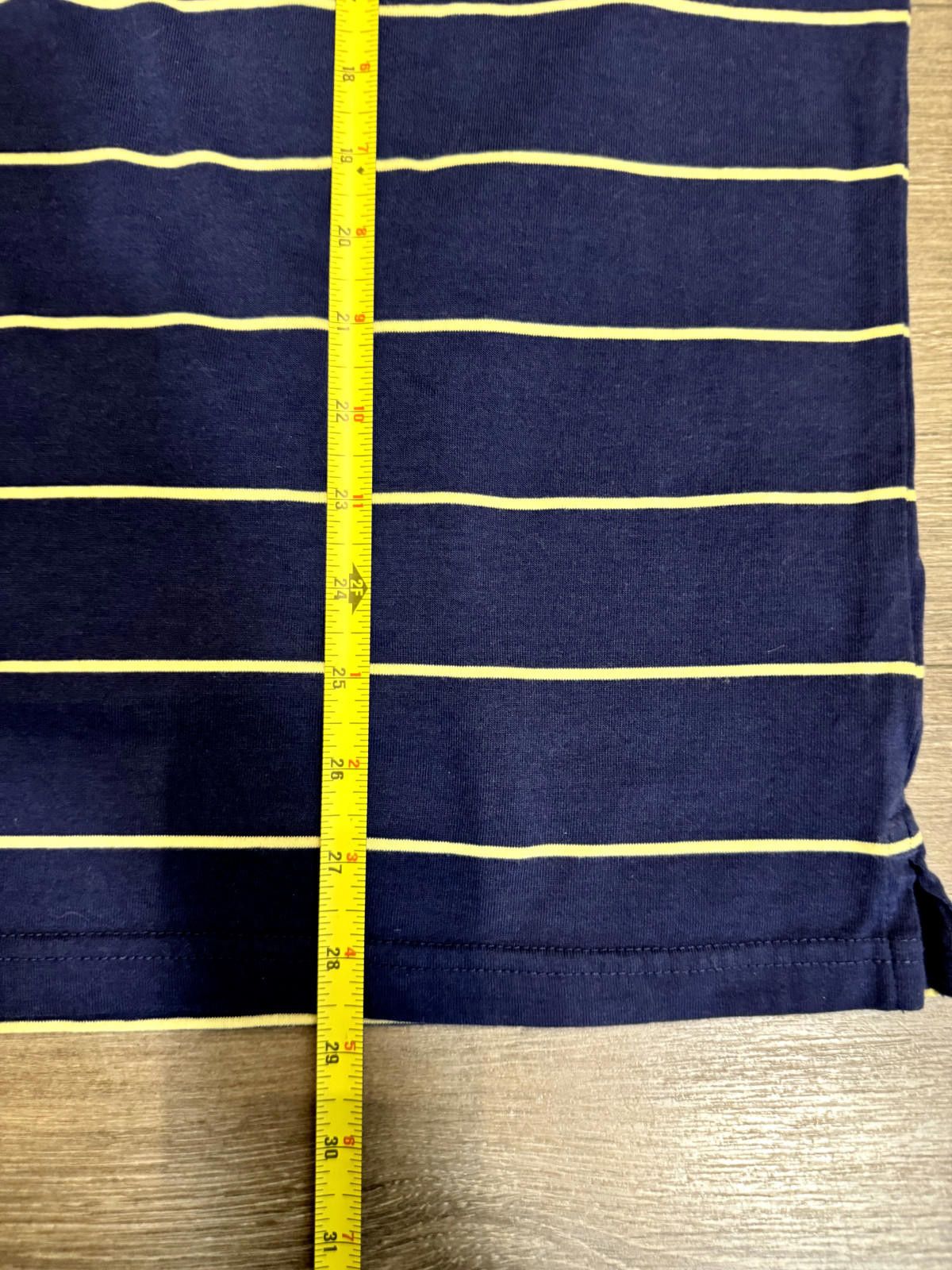 Oakley OAKLEY Casual SS Polo Shirt Blue & Yellow Striped Size US XL / EU 56 / 4 - 6 Thumbnail