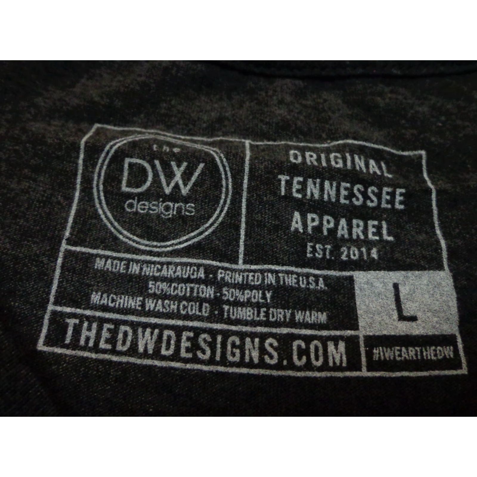Vintage DW Designs Football T-Shirt Gray with Orange Graphic Men’s Medium NWT Size US M / EU 48-50 / 2 - 3 Thumbnail