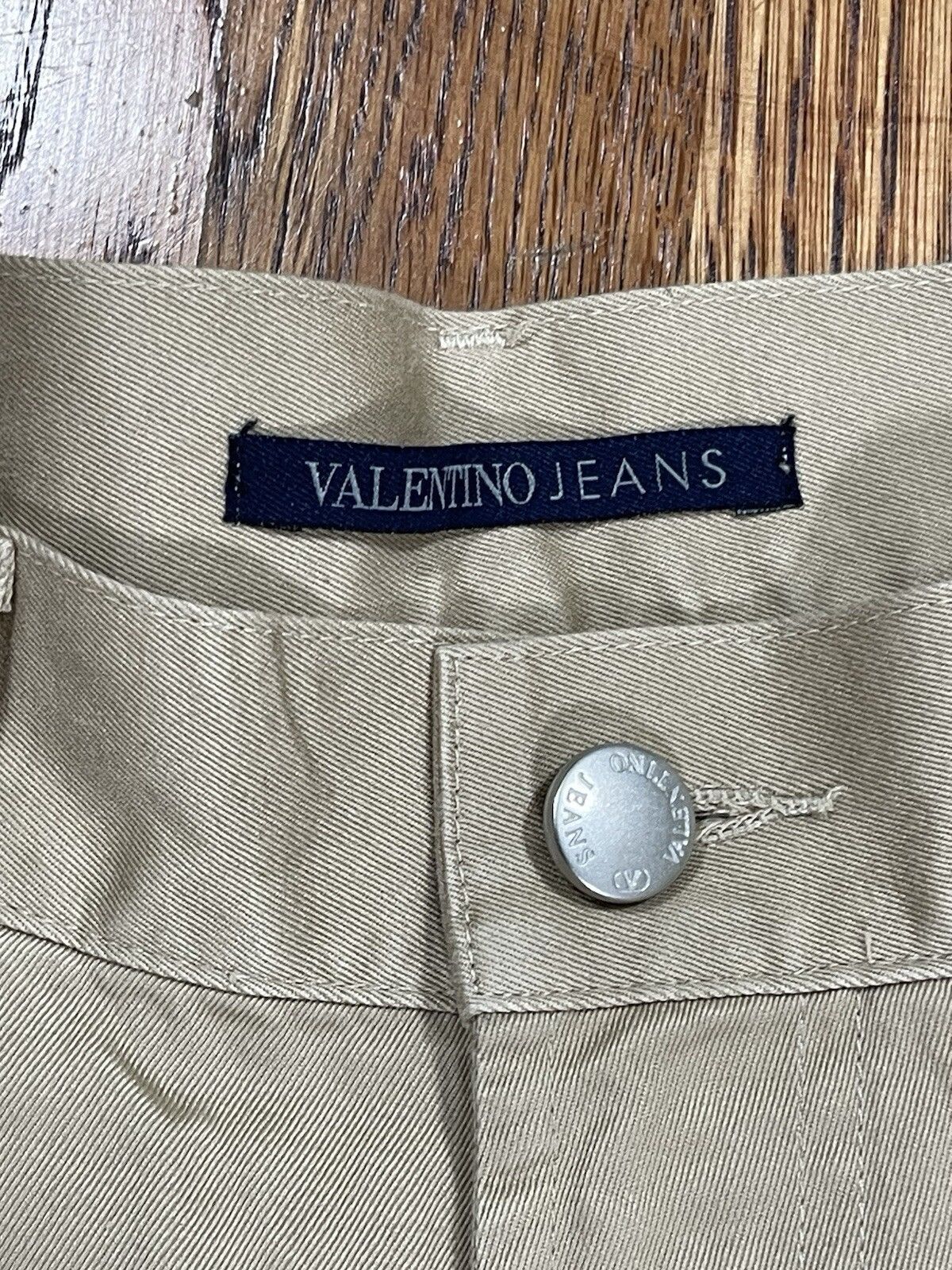 Valentino Valentino Jeans Men’s 34 x 32 Beige Tan Size US 34 / EU 50 - 6 Thumbnail