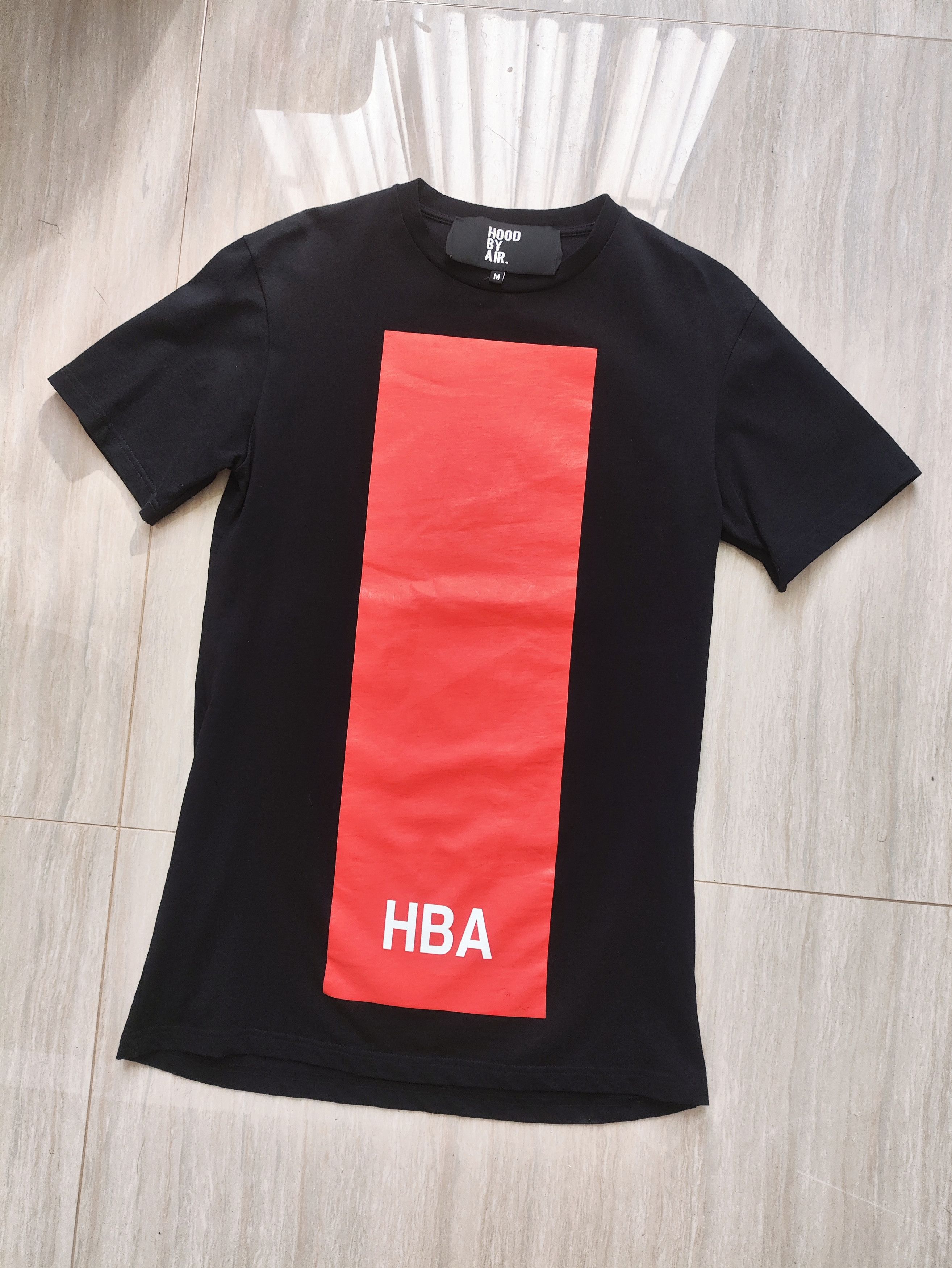 Hood By Air HBA Huge Red Block Print T-shirt Size US M / EU 48-50 / 2 - 2 Thumbnail
