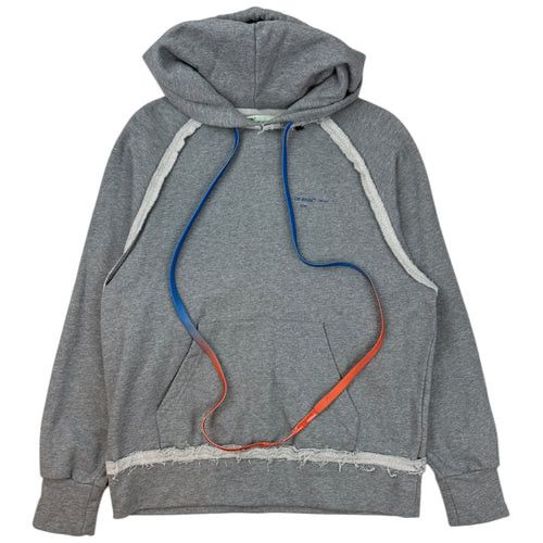 Off-White Off White Oversized Acrylic Arrows Hoodie Grey | Grailed