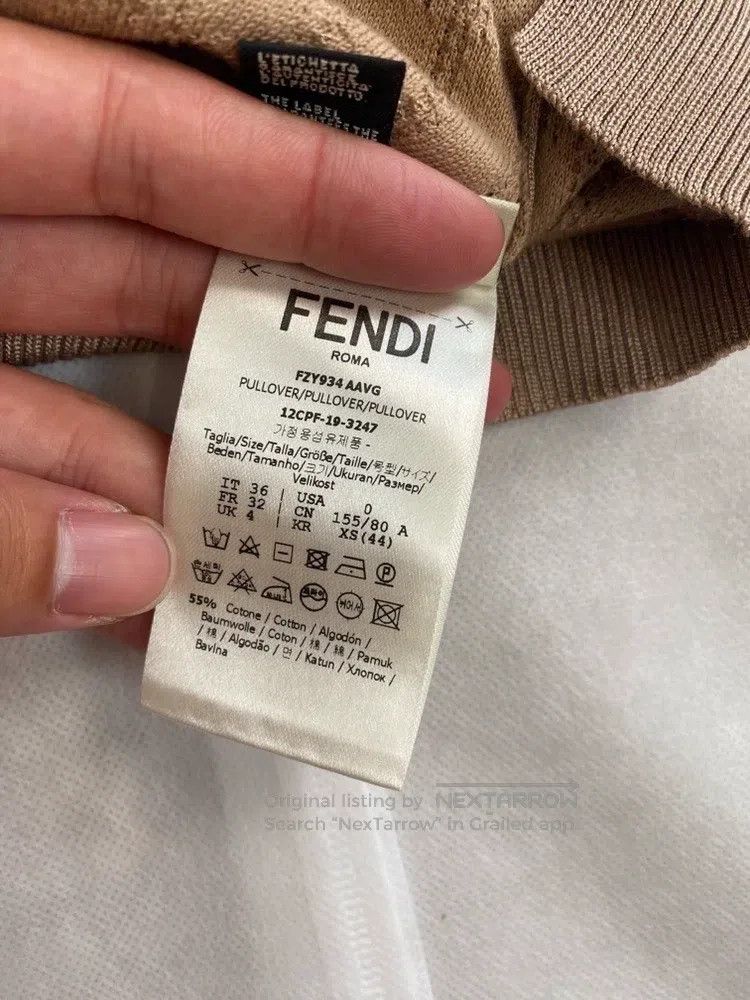 Fendi Fendi Double F floral knitted short sleeve Size 4XL / US 24-26 - 5 Thumbnail