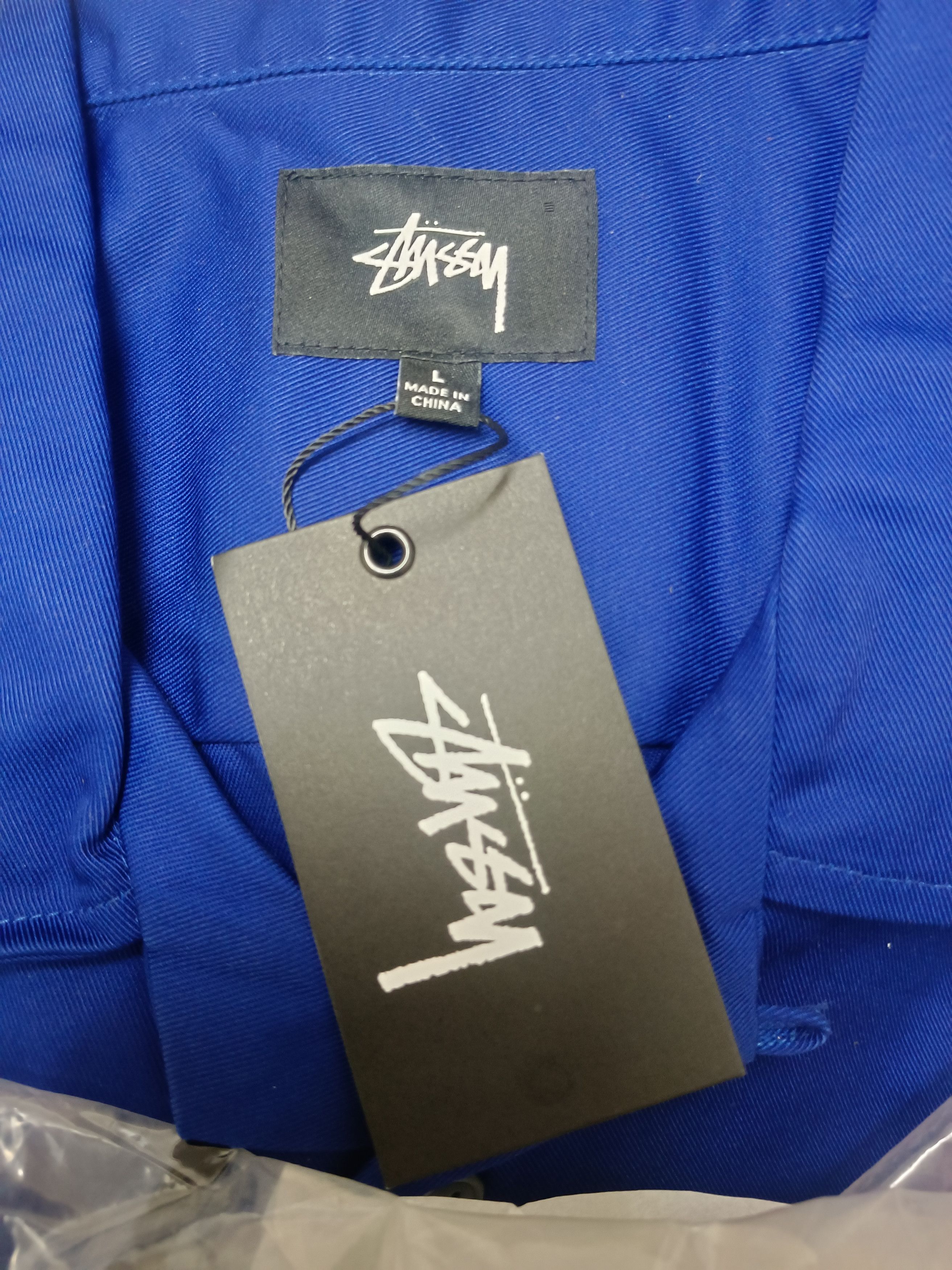 Stussy × Vintage Vintage Stussy Racing Checker Work LS Shirt Jacket Size US L / EU 52-54 / 3 - 8 Thumbnail