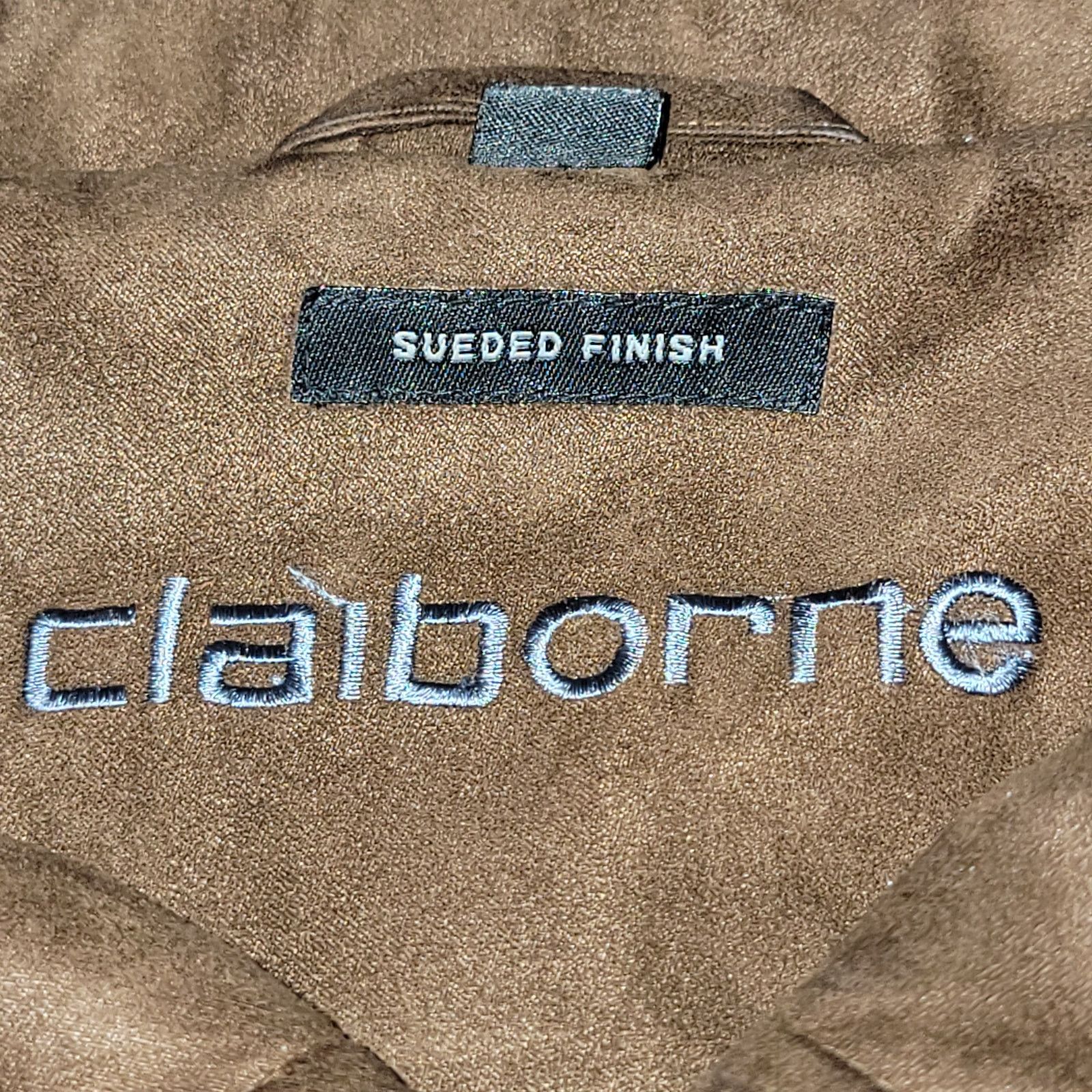 Liz Claiborne Liz Claiborne Brown Sueded Finish Coat Full Zip - Size 2XT Size XXL / US 16-18 / IT 52-54 - 4 Thumbnail