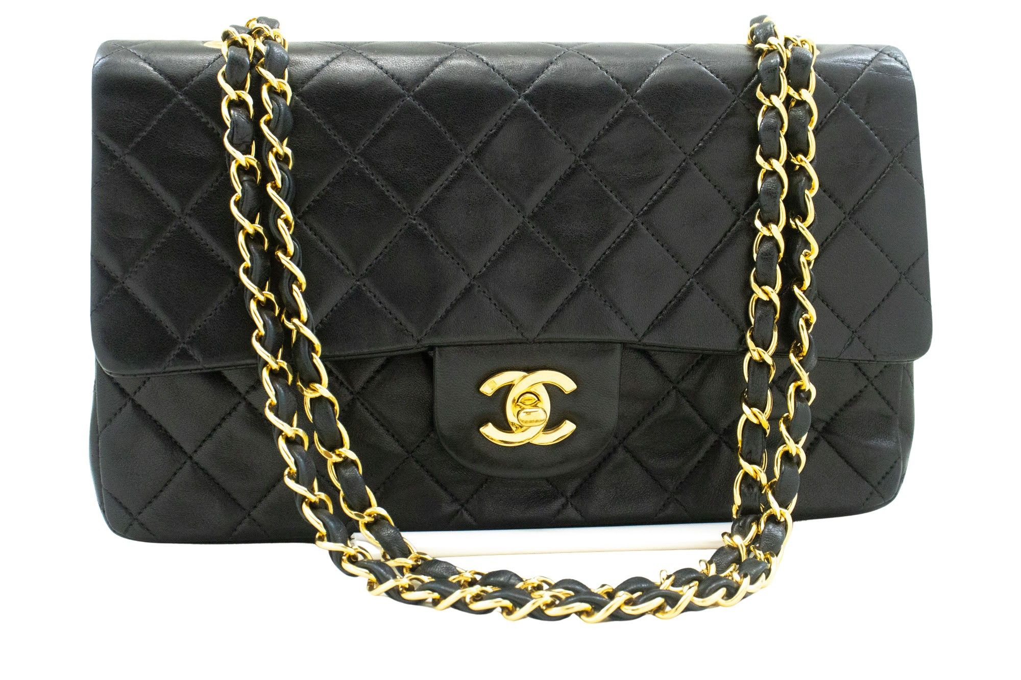 Chanel Black Leather Shoulder Bag (Pre-Owned) Size ONE SIZE - 1 Thumbnail