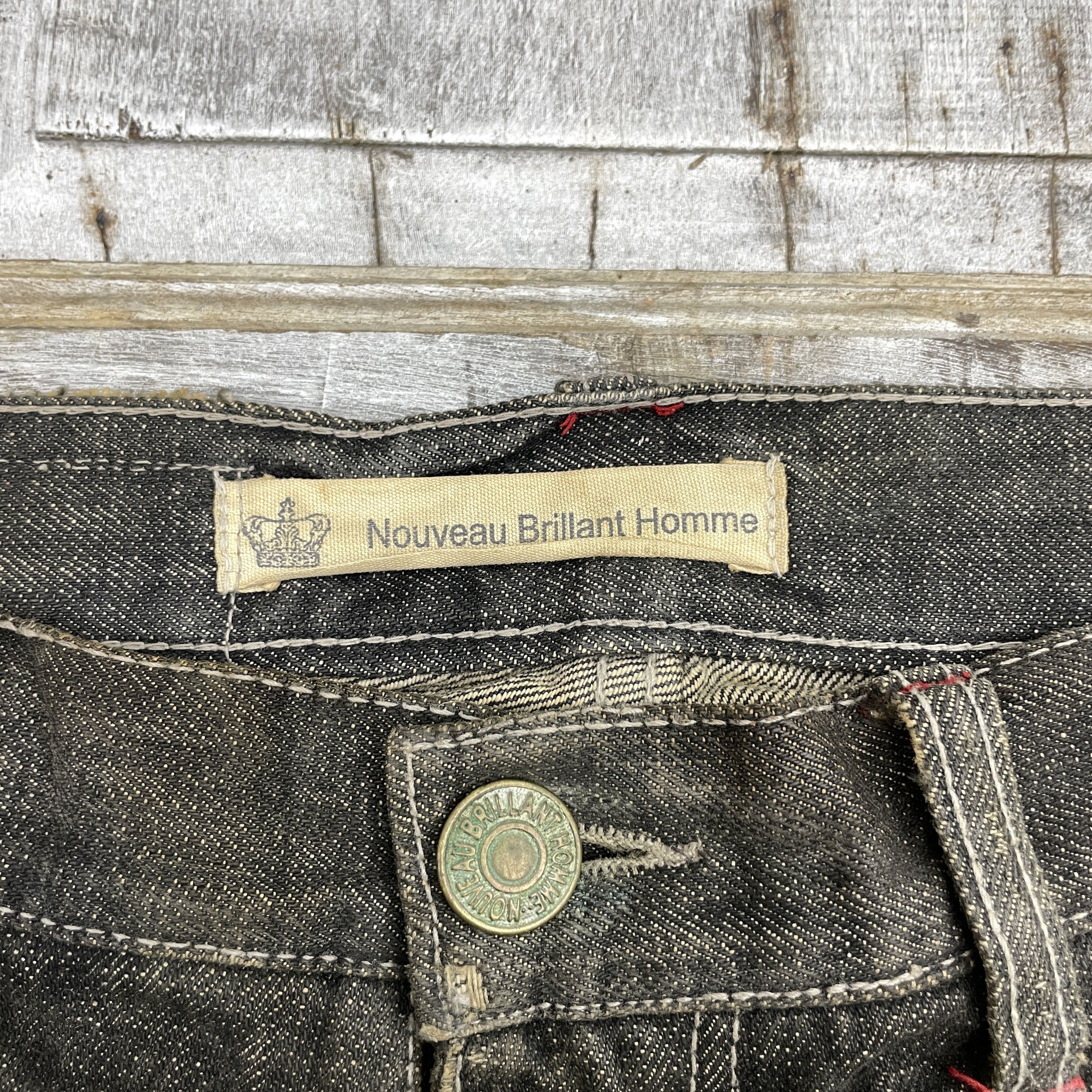 Japanese Brand × Vintage Vintage Nouveau Brillant Homme Distressed Jeans-WC311 Size US 31 - 7 Thumbnail