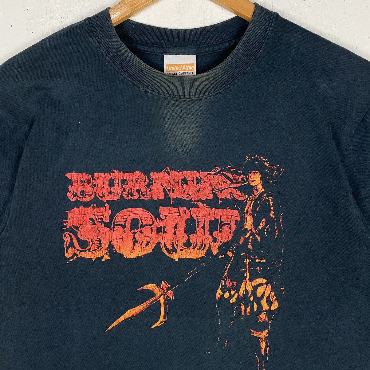 Anime × Japanese Brand × Vintage Burning Soul SENGOKU BASARA 2 Anime Game Faded Tee Size US M / EU 48-50 / 2 - 3 Thumbnail