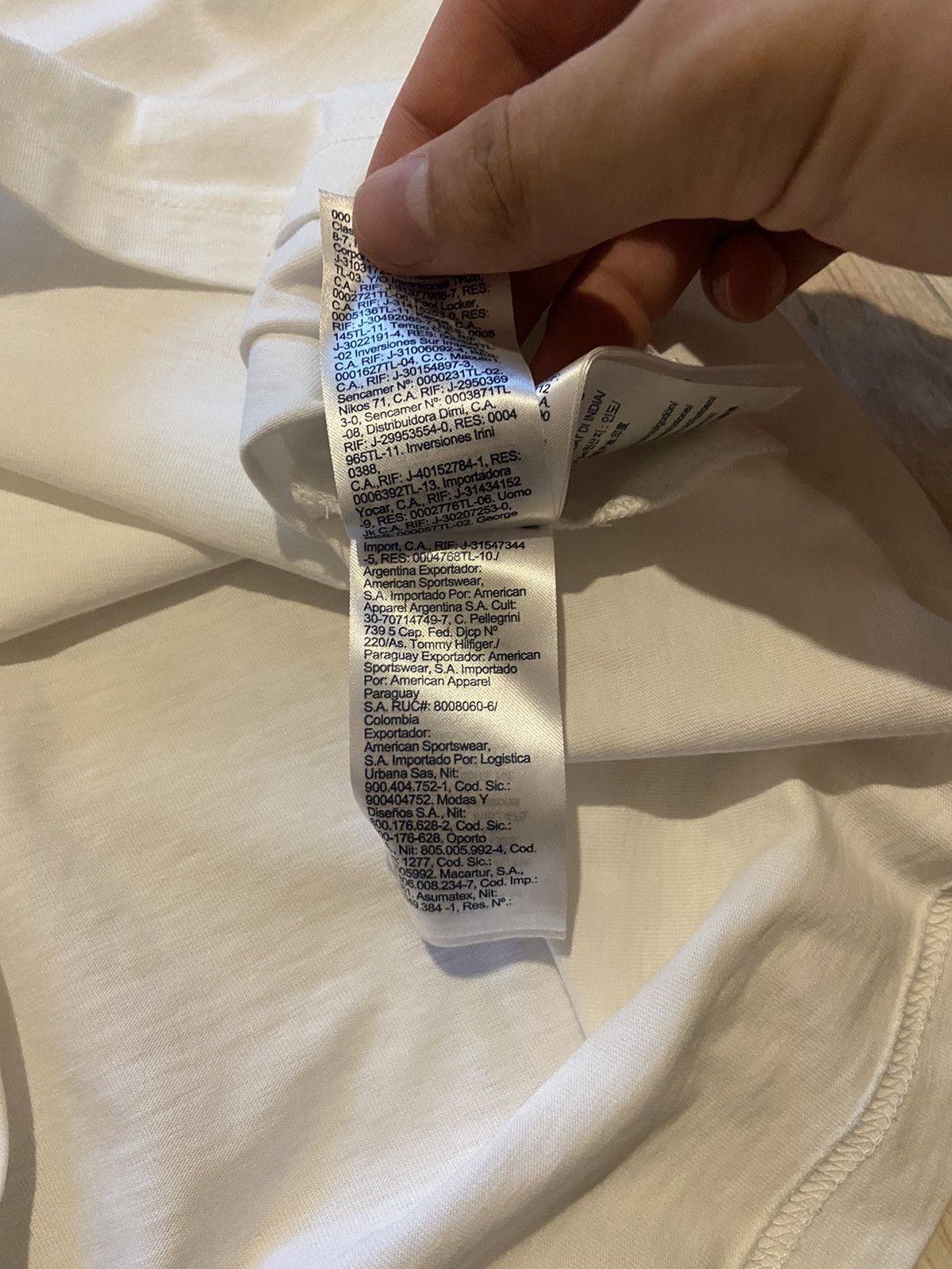 Tommy Hilfiger Tommy Hilfiger basic white logo print tee Size US M / EU 48-50 / 2 - 12 Thumbnail