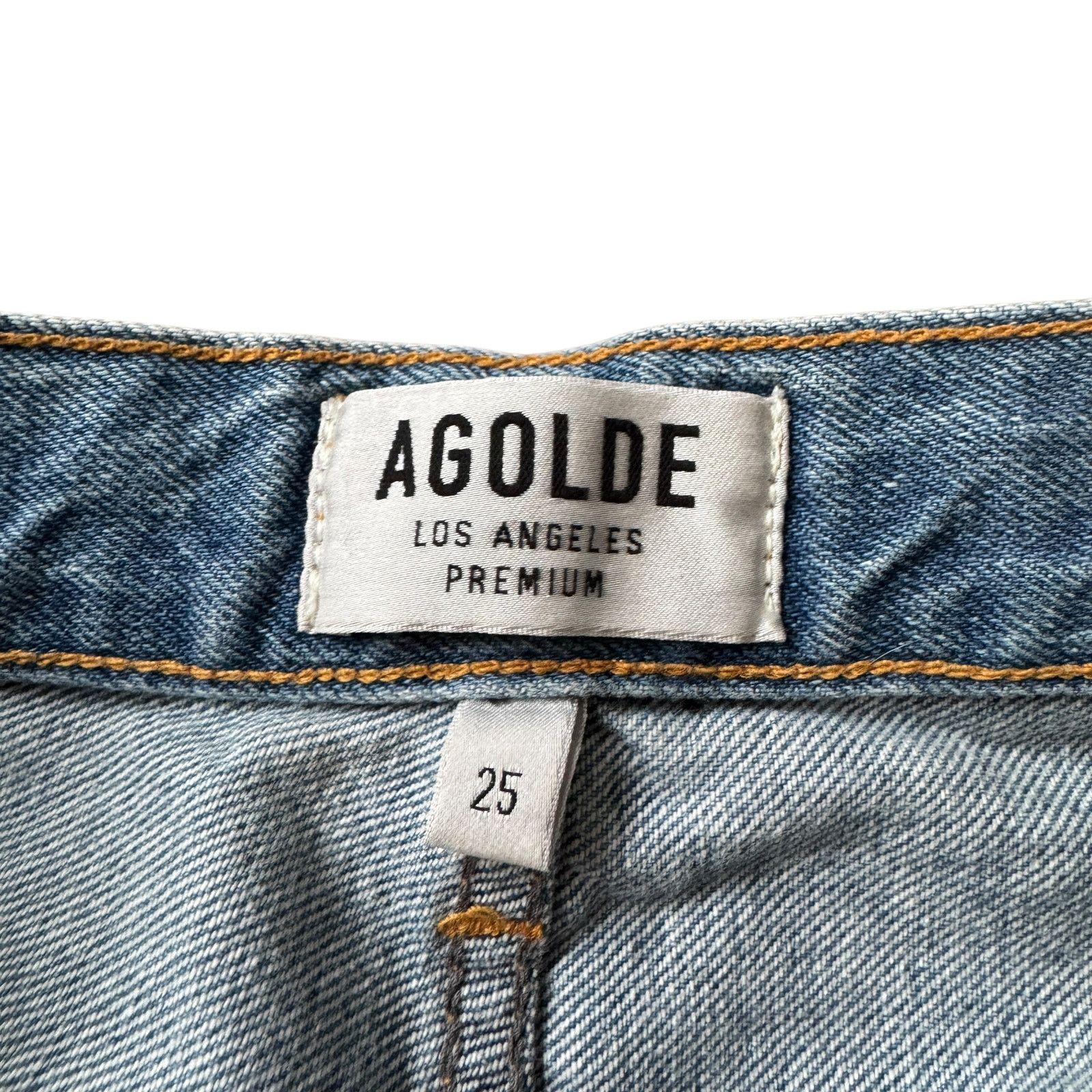 Agolde AGOLDE Jamie High Rise Classic Jean Brooklyn Wash Size 25" / US 0 / IT 36 - 4 Thumbnail