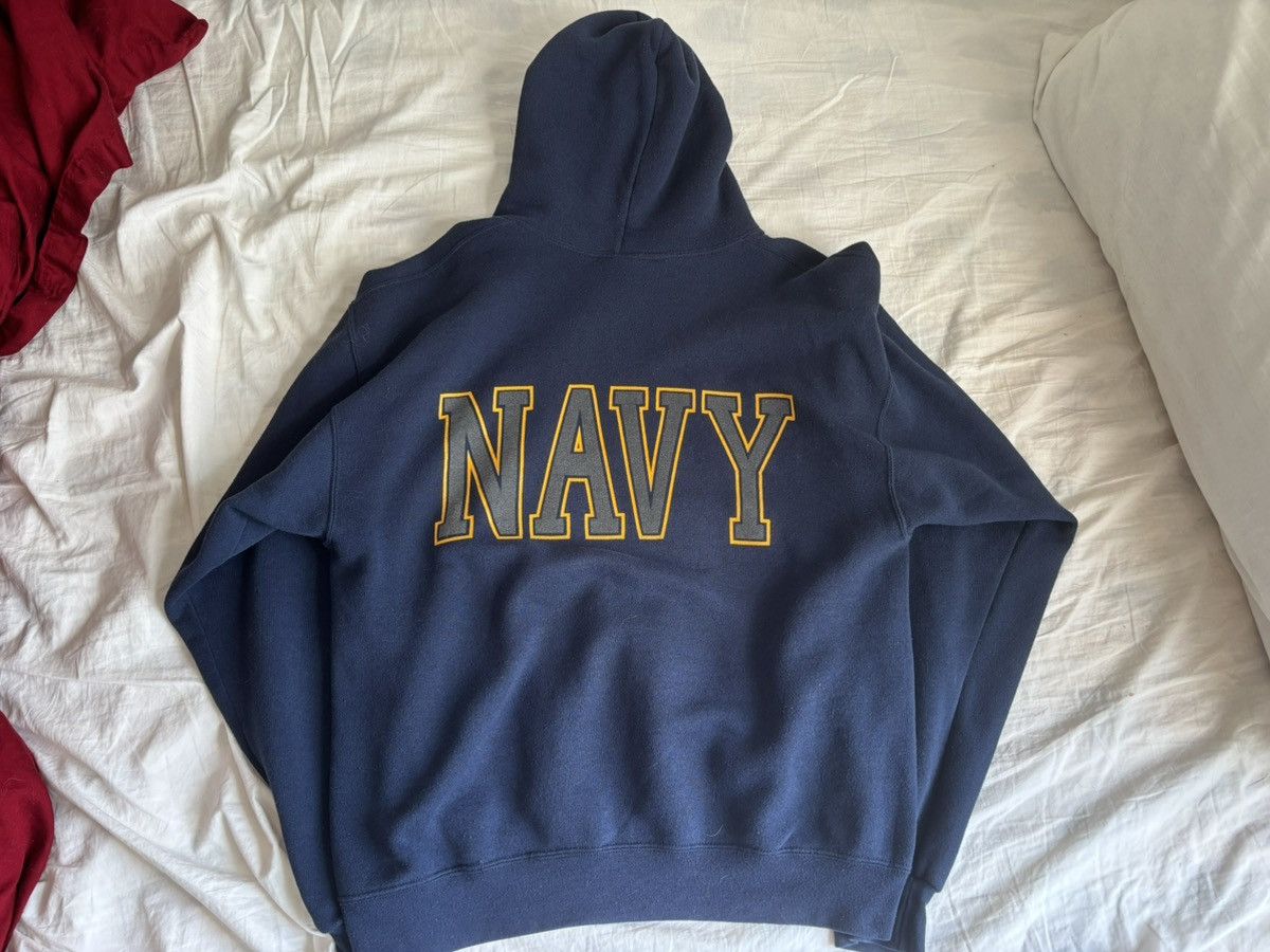 Vintage US Navy Hoody Size US M / EU 48-50 / 2 - 2 Thumbnail