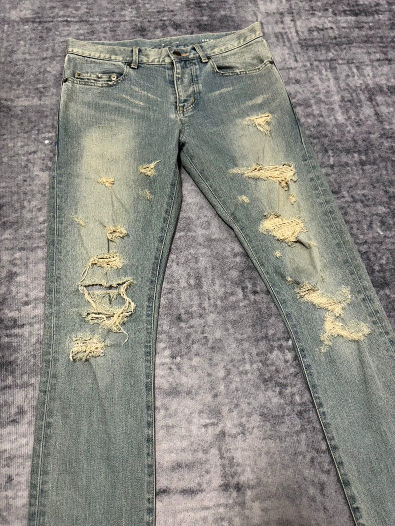 Saint Laurent Paris Saint Laurent washed vermillion light jeans Size US 29 - 3 Thumbnail
