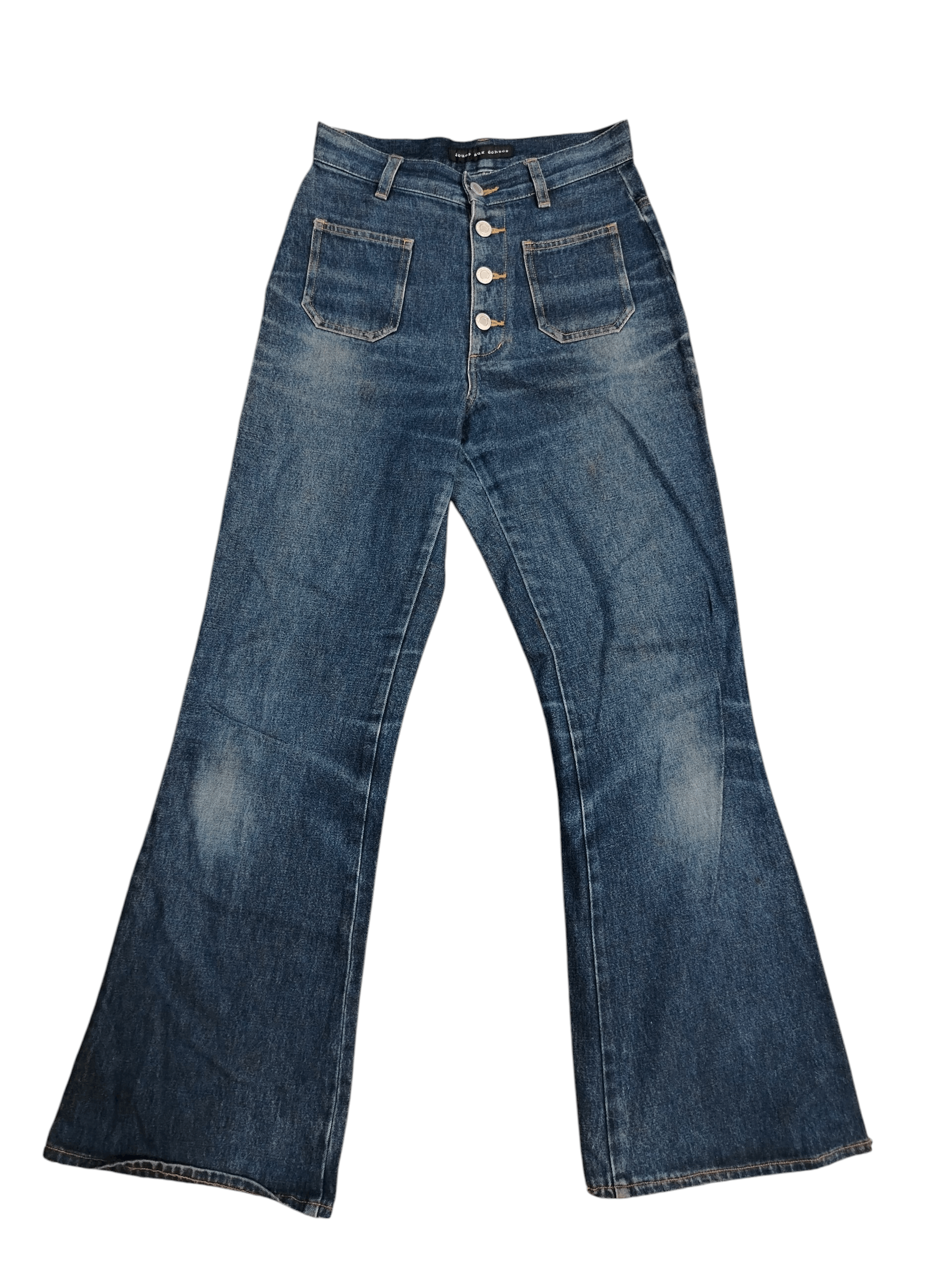 Grailed Playchess Jouer aux échecs High-Waisted Flare Jeans Size 26" / US 2 / IT 38 - 1 Thumbnail