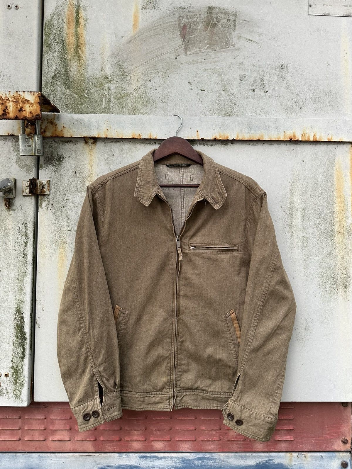 Vintage 👹Vintage Crocodile Classic Brown Detroit Jacket Size US M / EU 48-50 / 2 - 2 Thumbnail