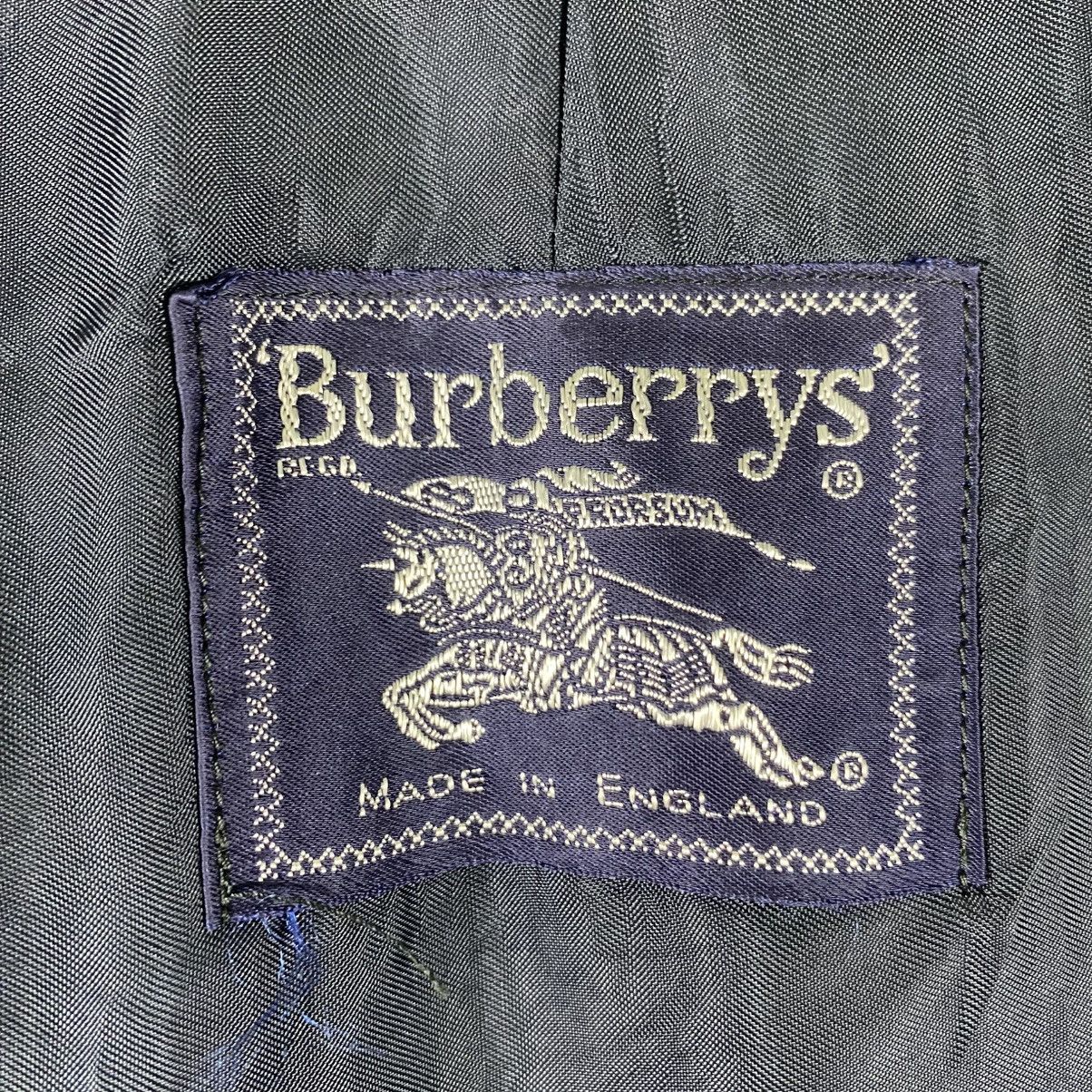 Burberry × Burberry Prorsum Vintage Burberrys Trench Coat Size M/L Blue Black Colour Size US L / EU 52-54 / 3 - 6 Thumbnail