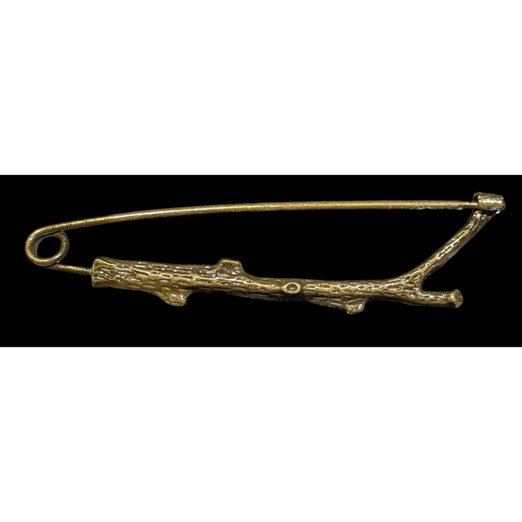 Other Vintage Cottagecore Tree Branch Brooch Gold Tone Size ONE SIZE - 2 Thumbnail