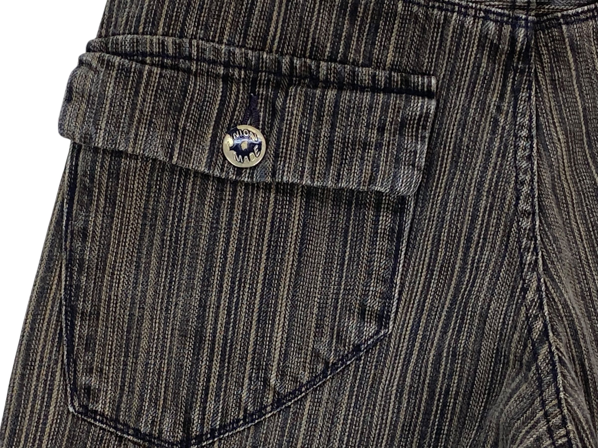 Japanese Brand Blueway Jeans Stripes Hickory Jeans Size US 28 / EU 44 - 9 Thumbnail