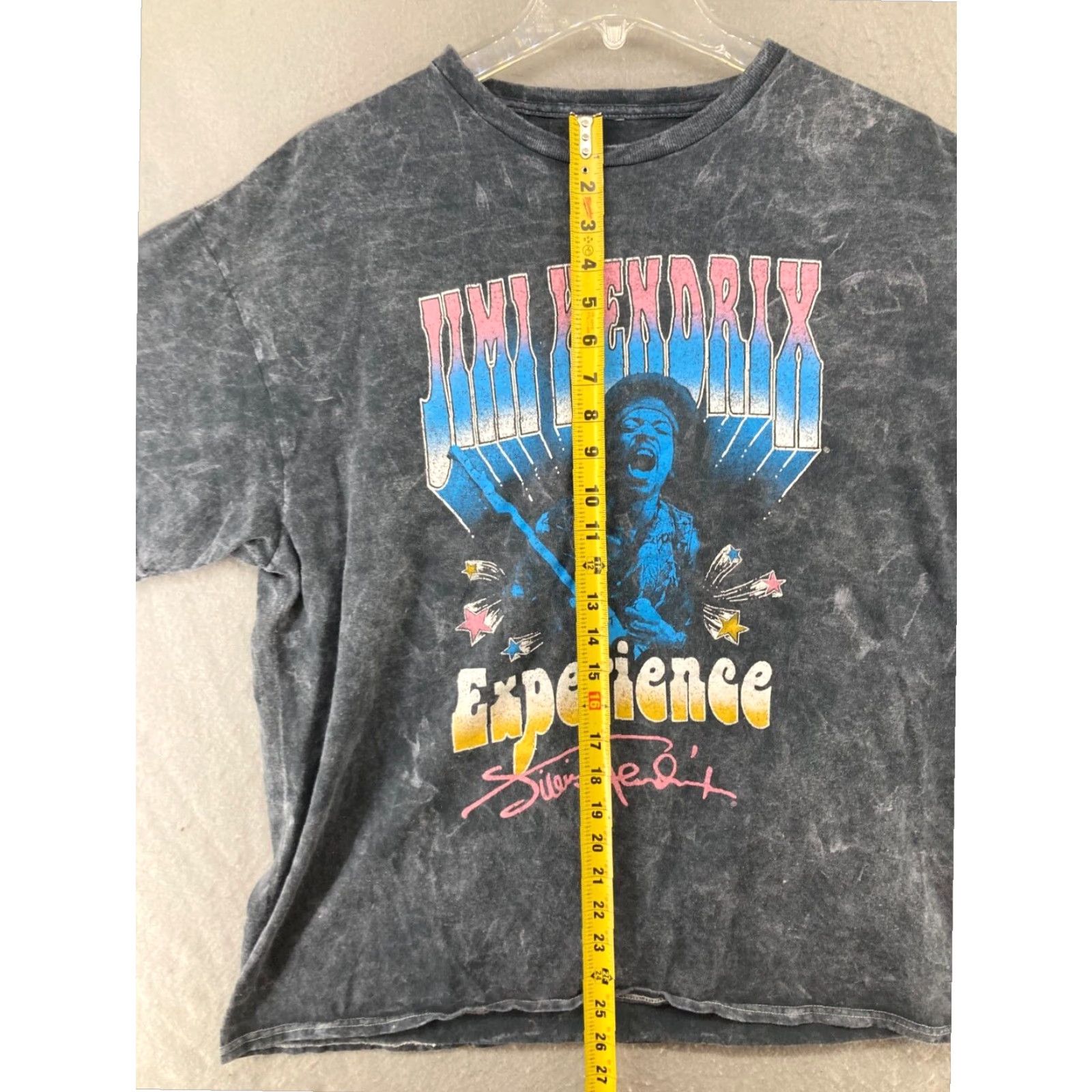 Vintage Jimi Hendrix Rock Band T-Shirt Large Gray Short Sleeve Womens Size L / US 10 / IT 46 - 3 Thumbnail