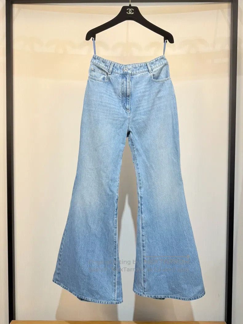 Chanel Chanel 23b wide-leg jeans Size 42" / US 20 - 3 Thumbnail
