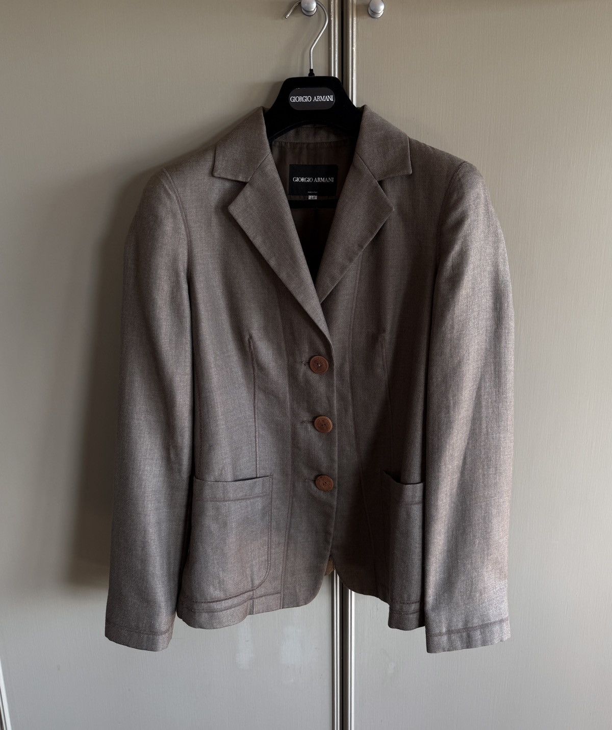 Giorgio Armani Vintage AW 2001 Cashmere Silk Blazer Size S / US 4 / IT 40 - 1 Thumbnail