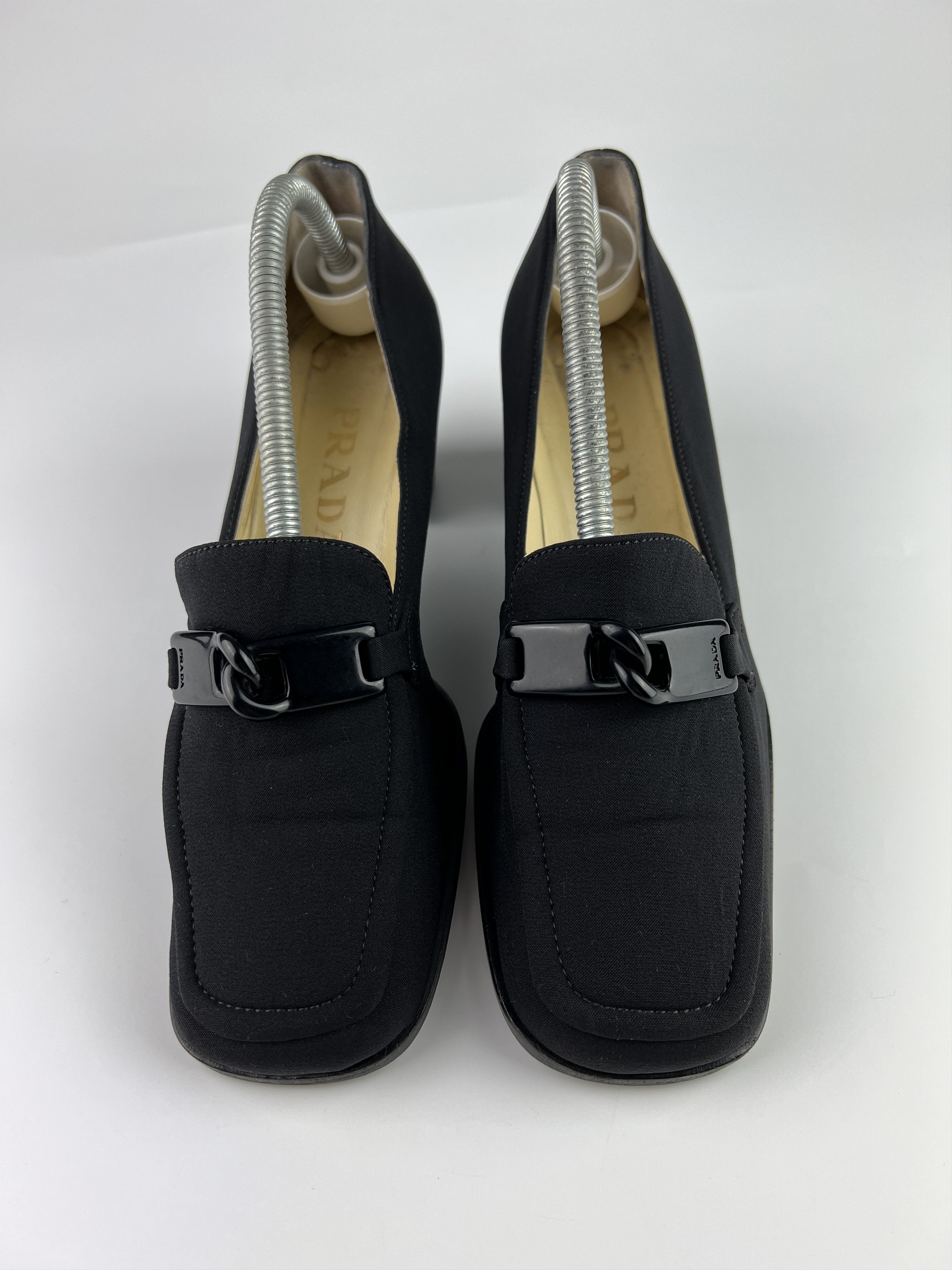 Prada Prada Black Heels Size 38.5 Size US 8.5 / IT 38.5 - 4 Thumbnail