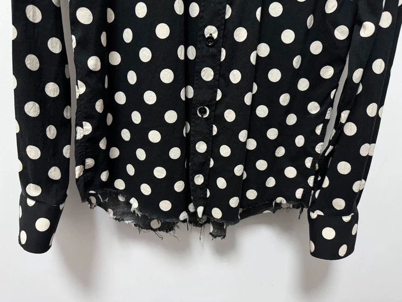 Saint Laurent Paris Saint Laurent Paris size 39 16ss show black and white frin Size US M / EU 48-50 / 2 - 5 Thumbnail