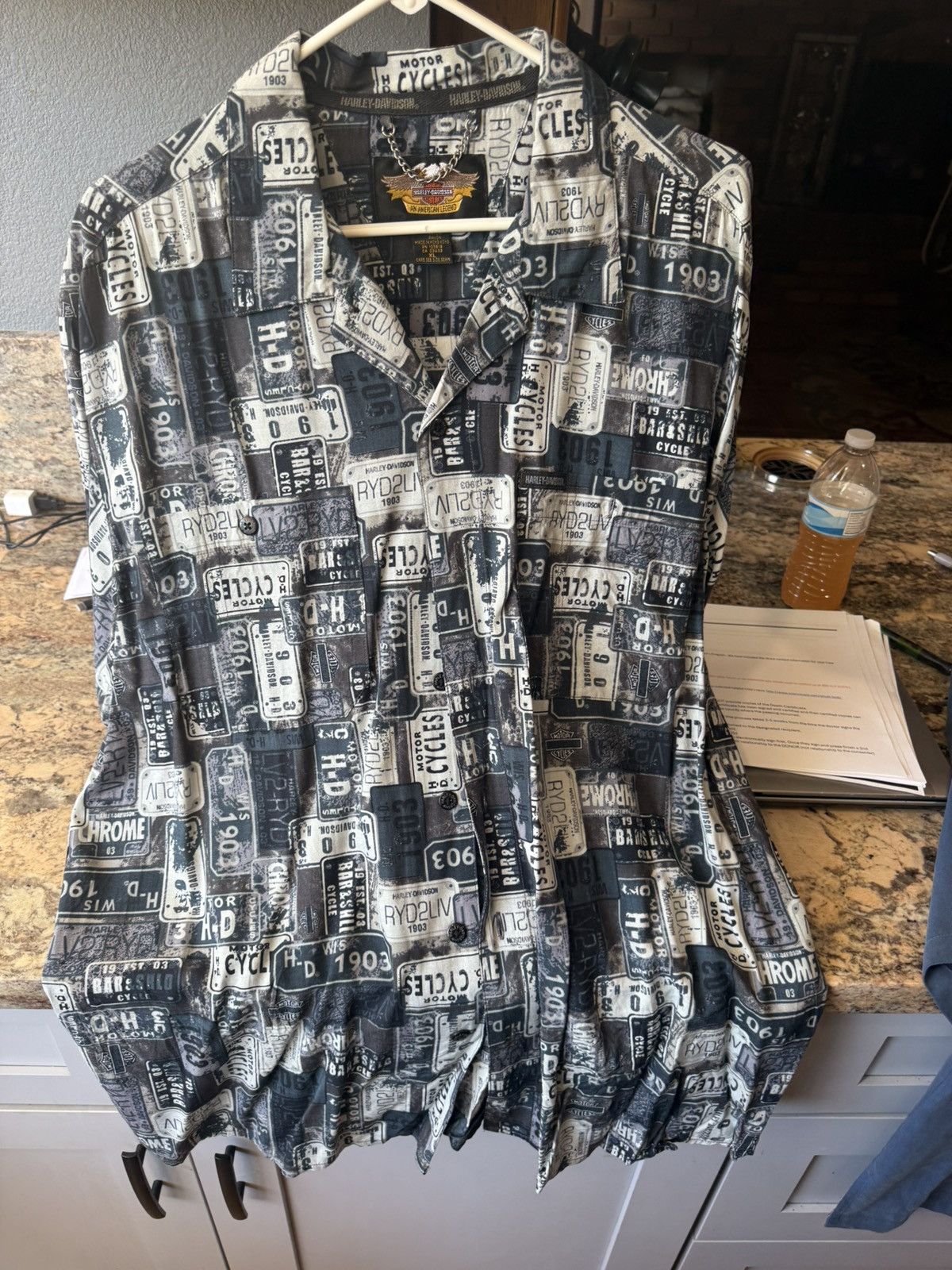 Harley Davidson Harley-Davidson button up Size US XL / EU 56 / 4 - 2 Thumbnail
